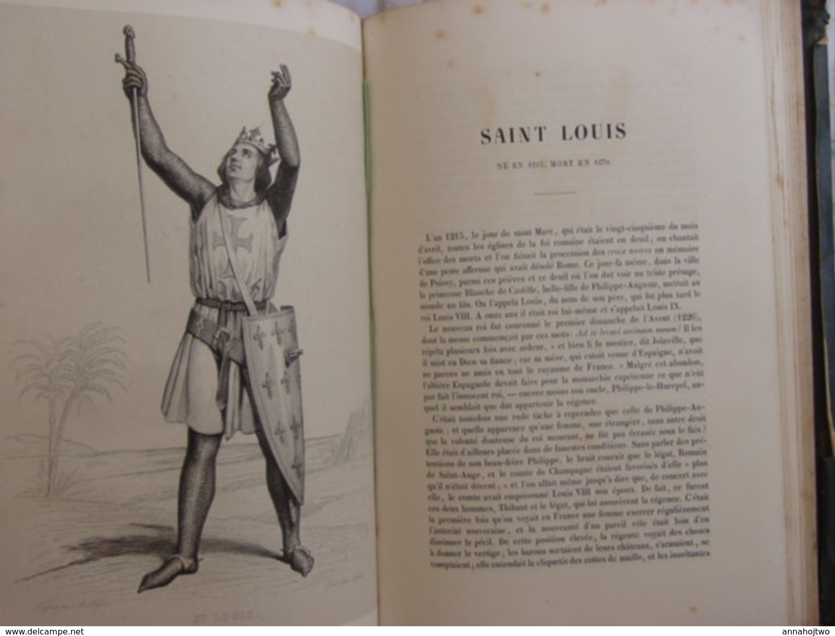 LE PLUTARQUE FRANÇAIS  hommes & femmes illustres de la France.T1-MOYEN ÂGE-Armures,épées,sceptres /Ch.Martel,Charlemagne