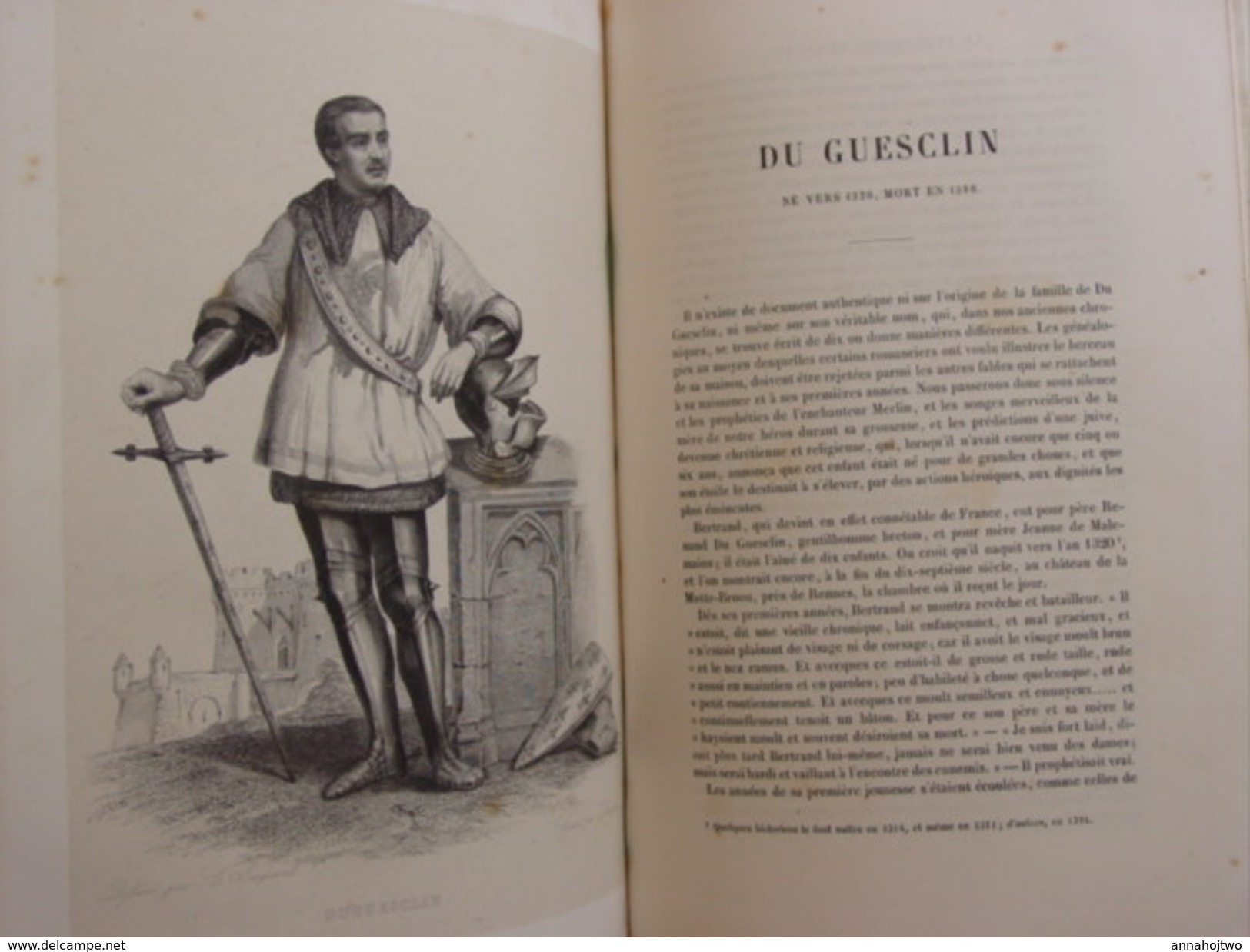 LE PLUTARQUE FRANÇAIS  hommes & femmes illustres de la France.T1-MOYEN ÂGE-Armures,épées,sceptres /Ch.Martel,Charlemagne