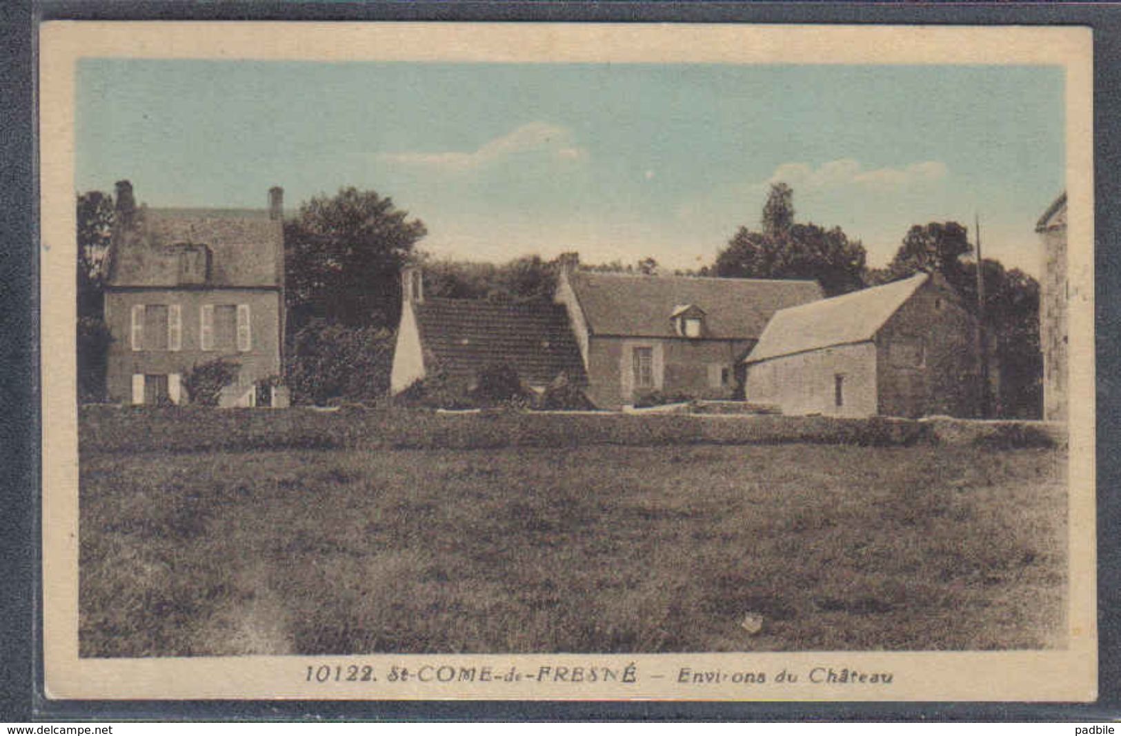 Carte Postale 14. Saint-Come-de-Fresné Environ Du Chateau   Trés Beau Plan - Autres & Non Classés