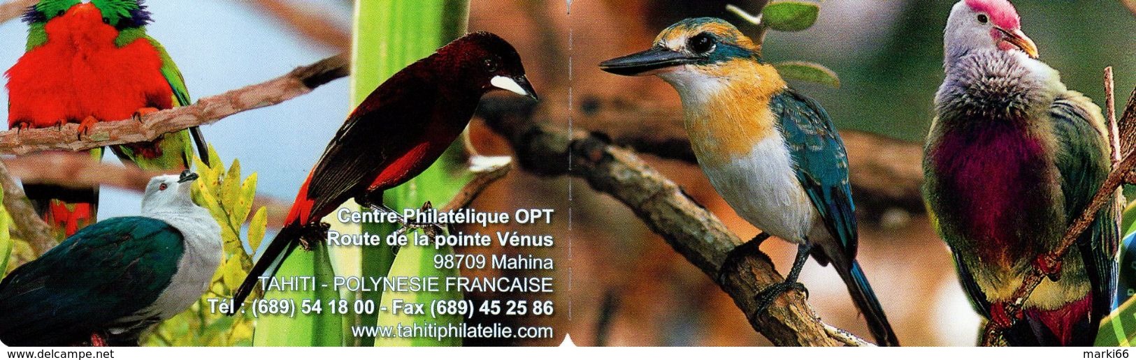 French Polynesia - 2010 - Birds Of Polynesia - Mint Self-adhesive Stamp Booklet - Neufs