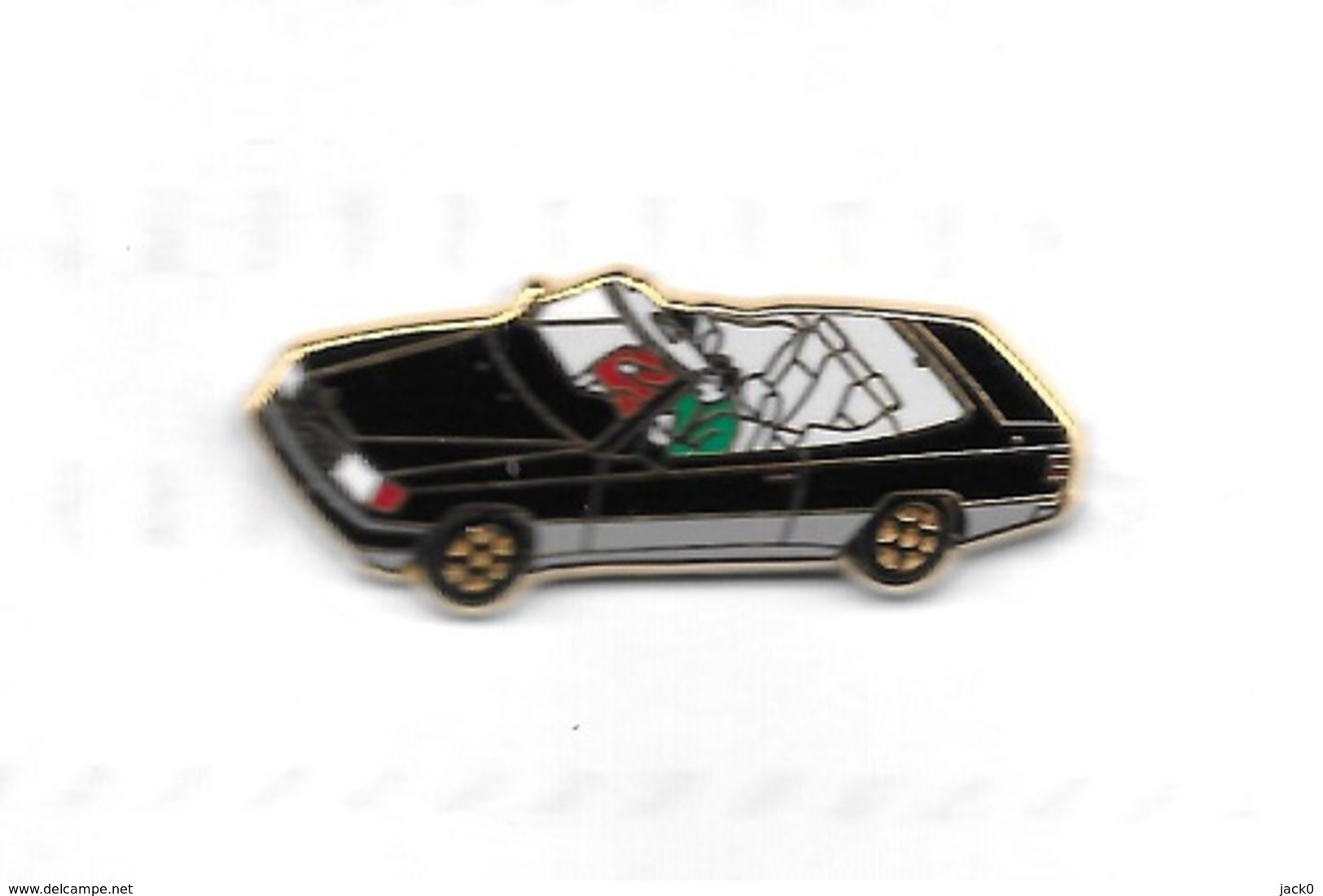 Pin´s  ARTHUS  BERTRAND  Automobile  MERCEDES  Décapotable  Noire - Arthus Bertrand