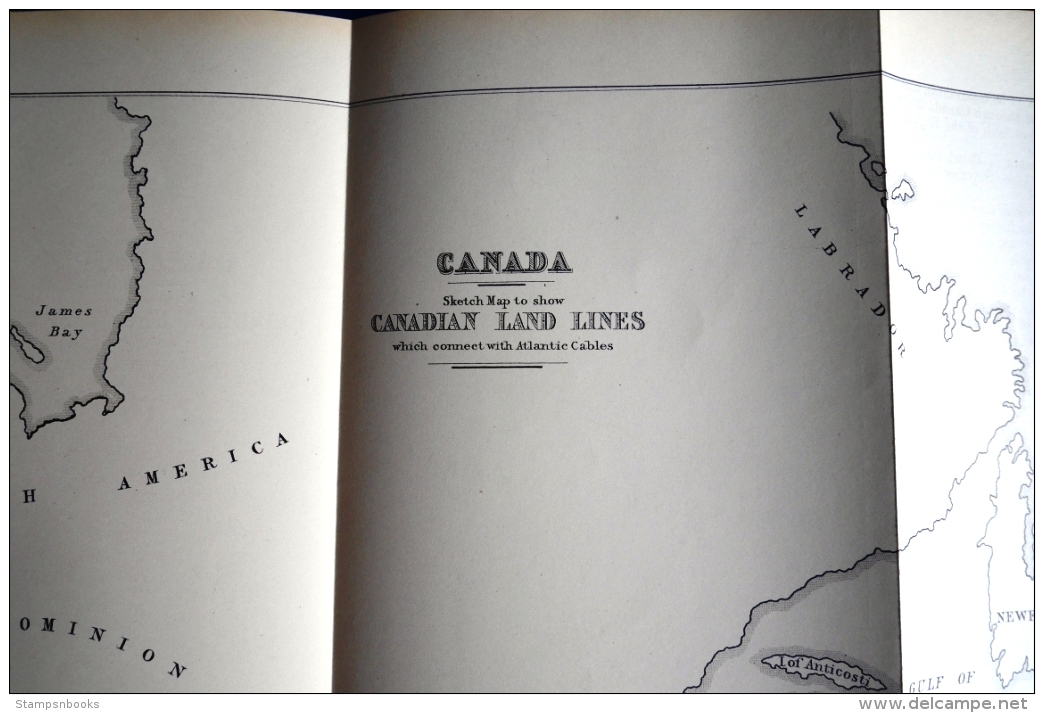 1900 Britain Canada Australia, Pacific Ocean Cable HMSO Government Report, 49 Pages + Plan / Map - Historical Documents