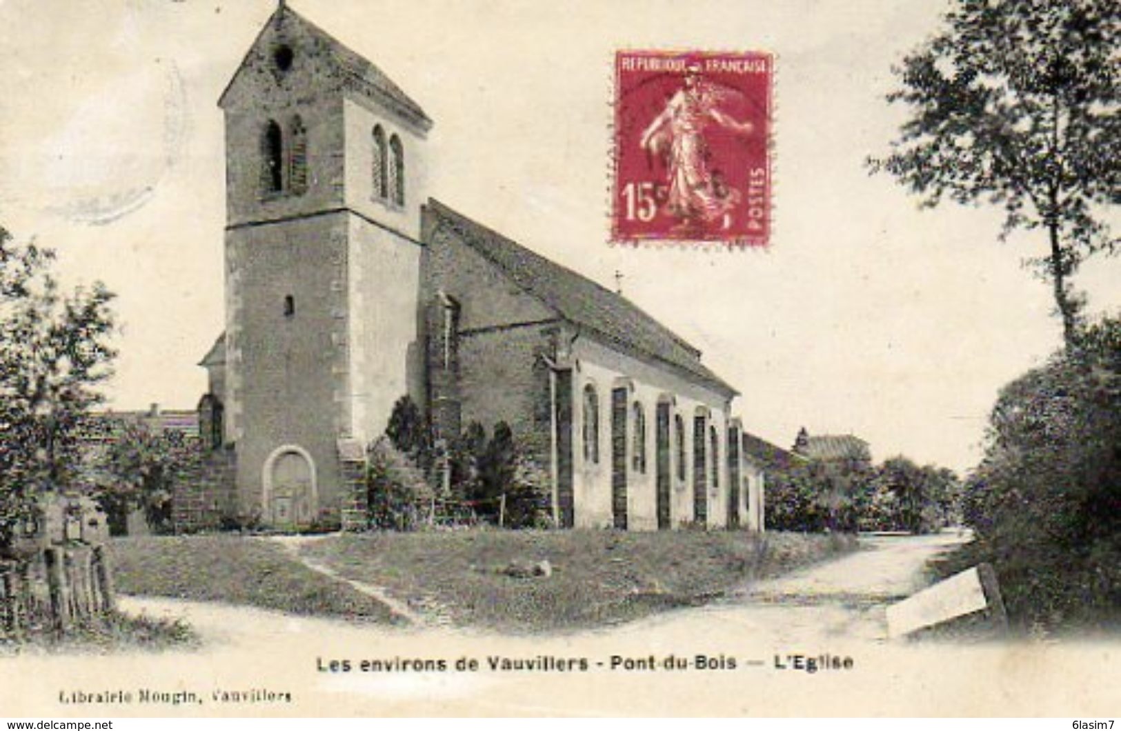 CPA - Environs De VAUVILLERS (70) - PONT-du-BOIS - Aspect Du Quartier De L'Eglise En 1930 - Altri & Non Classificati