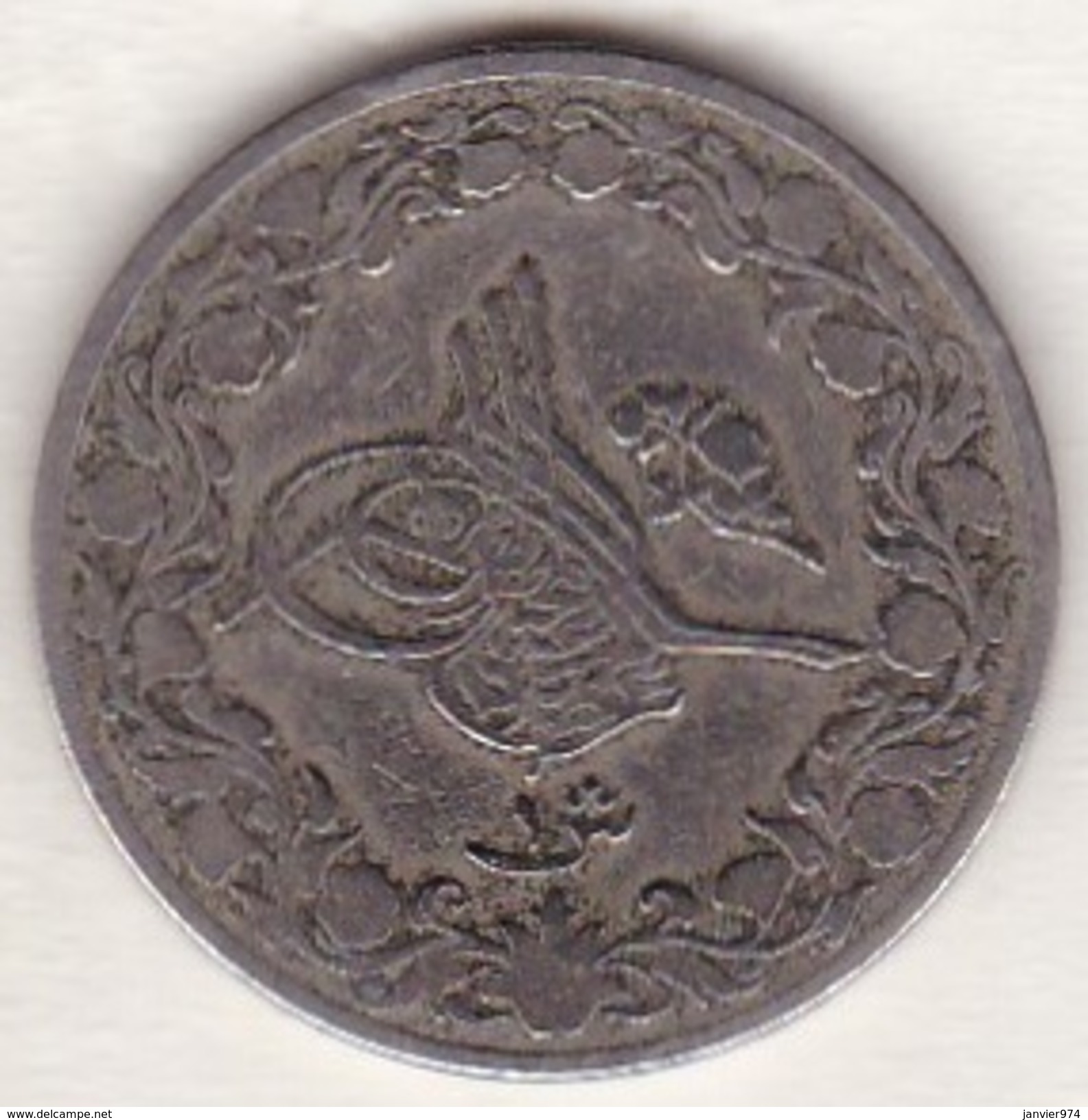 EGYPTE. 1 QIRSH AH 1293 Year 27. Copper Nickel.KM# 299. Empire Ottoman - Aegypten