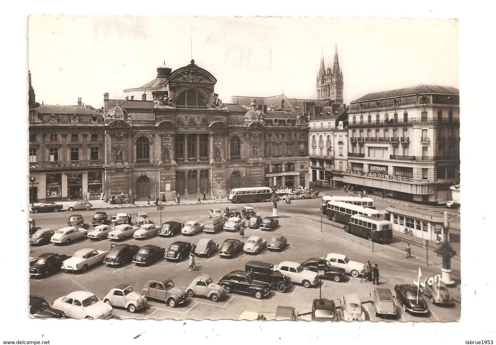 Angers-La Place Du Ralliement-Voitures-Panhard--2CV- 203- 4CV-Autocars-etc..-(C.402) - Angers