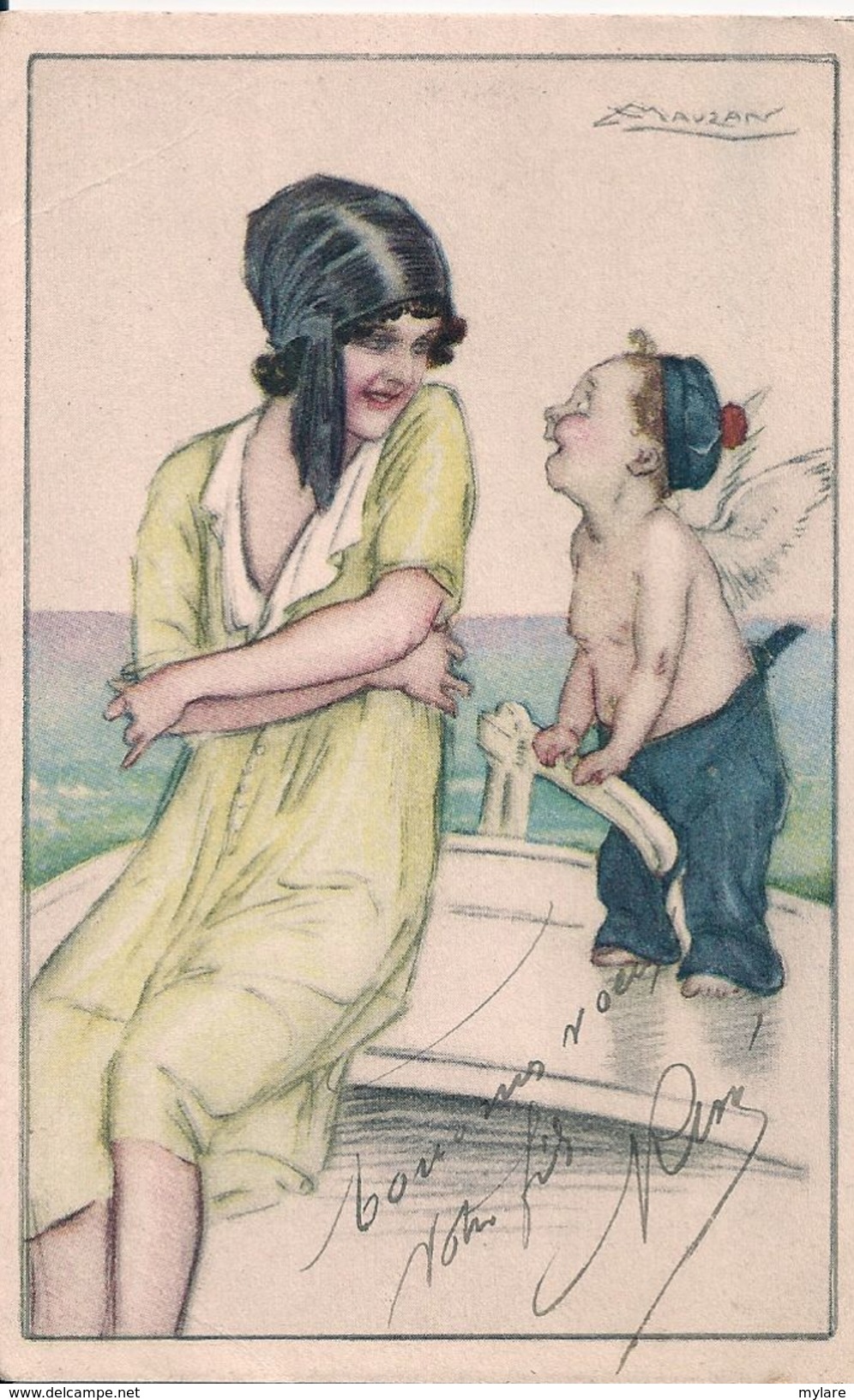 Illustrateur Mauzan  Femme & Enfant - Mauzan, L.A.