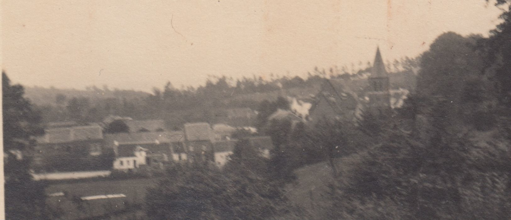 ANCIENNE CARTE PHOTO PANORAMA DE ITTRE / ZEER OUDE FOTOKAART - Ittre