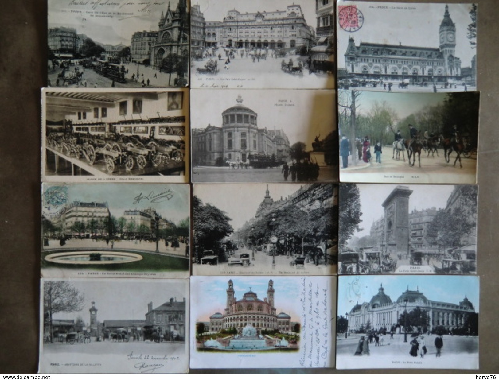 Lot 2000 Cartes Postales Uniquement PARIS - Type Drouille (uniquement Vente En France) - 500 CP Min.