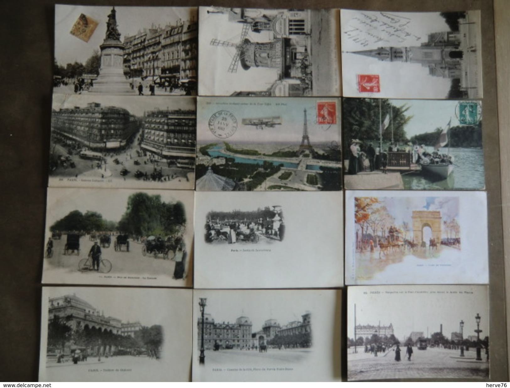 Lot 2000 Cartes Postales Uniquement PARIS - Type Drouille (uniquement Vente En France) - 500 CP Min.