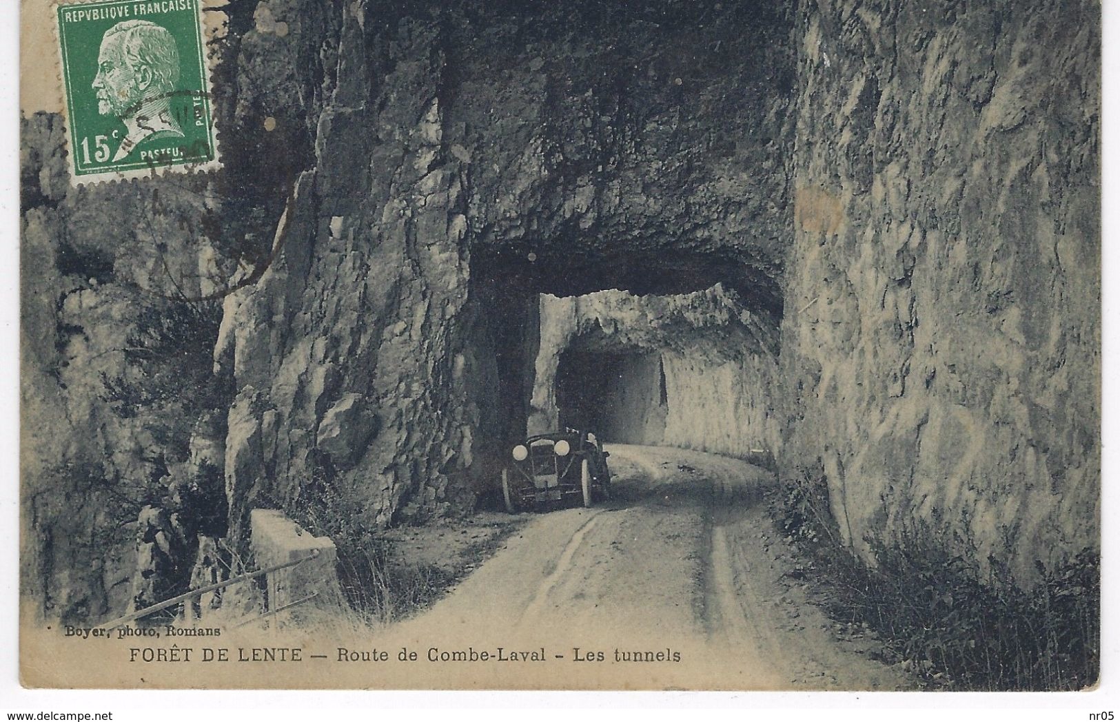 CPA 26 ( Drome ) -  FORET De LENTE - Route De Combe Laval - Les Tunnels - Autres & Non Classés