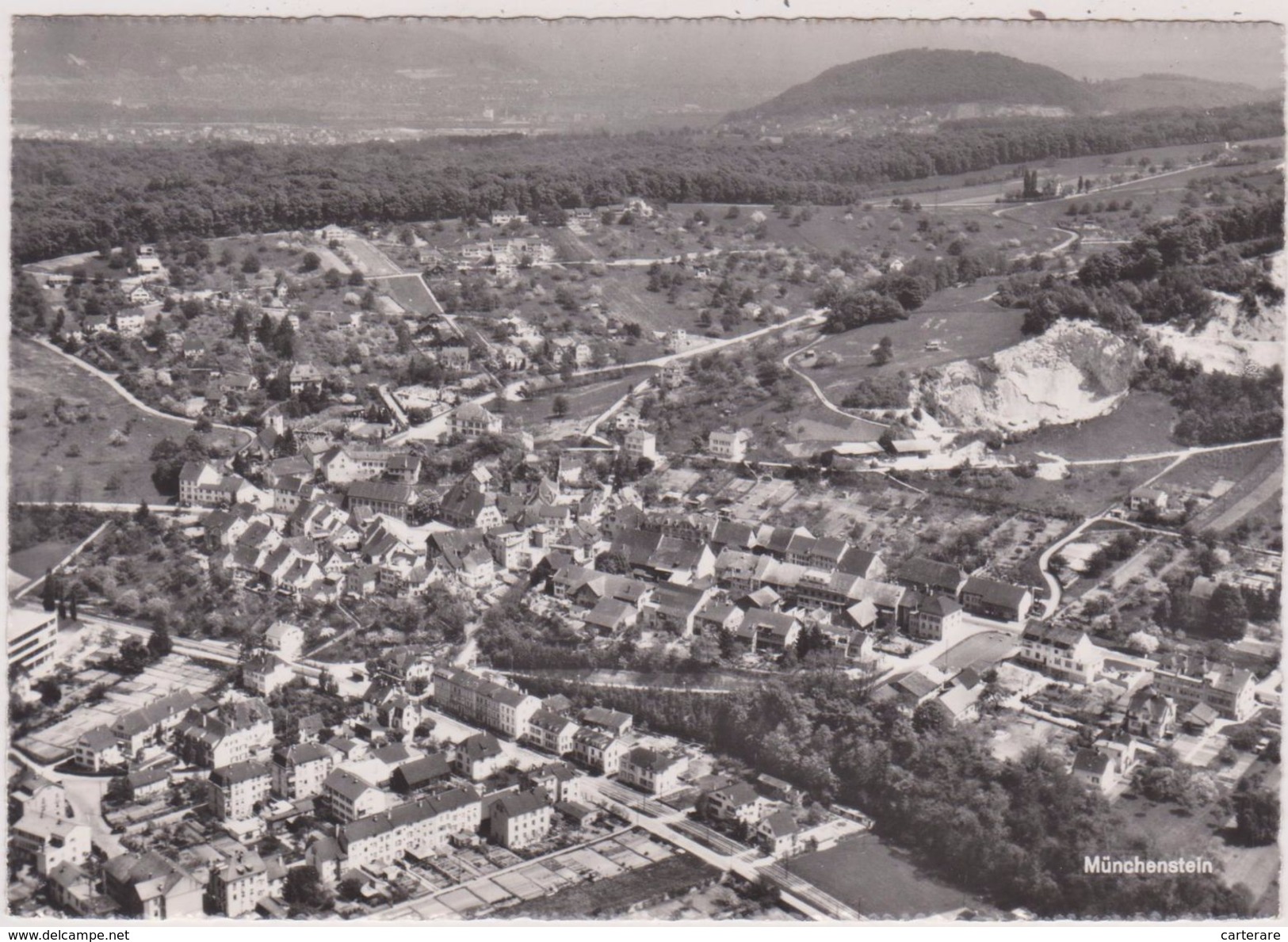 Suisse,schweiz,svizzera,s Witzerland,helvetia,swiss ,BASEL,BALE CAMPAGNE,ARLESHEIM,MUNCHENSTEIN,VUE AERIENNE - Arlesheim