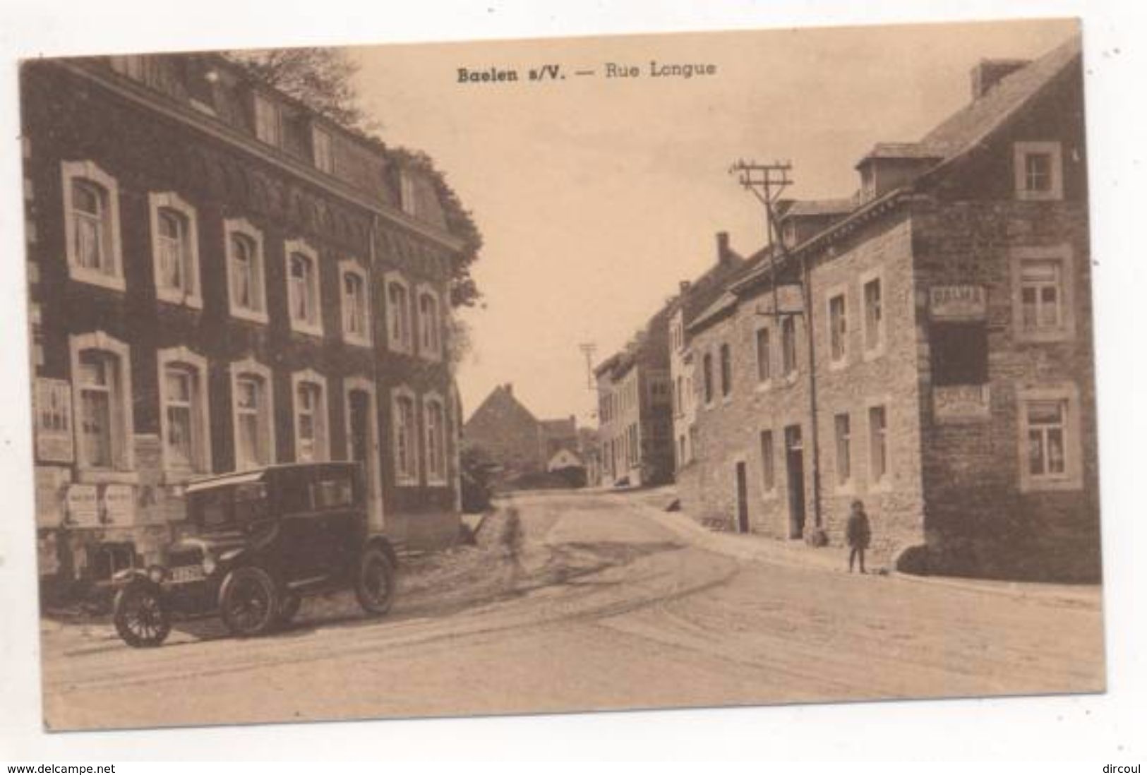 36338 -        Baelen  S/ Vesdre  Rue  Longue  -  Ancienne  Voiture - Baelen