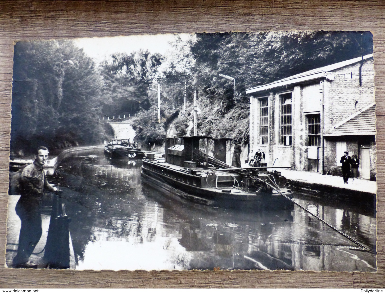 CPSM 02 BELLICOURT RIQUEVAL Le Souterrain Du Canal De Saint Quentin Bati Sous Napoléon 1er PENICHE - Other & Unclassified