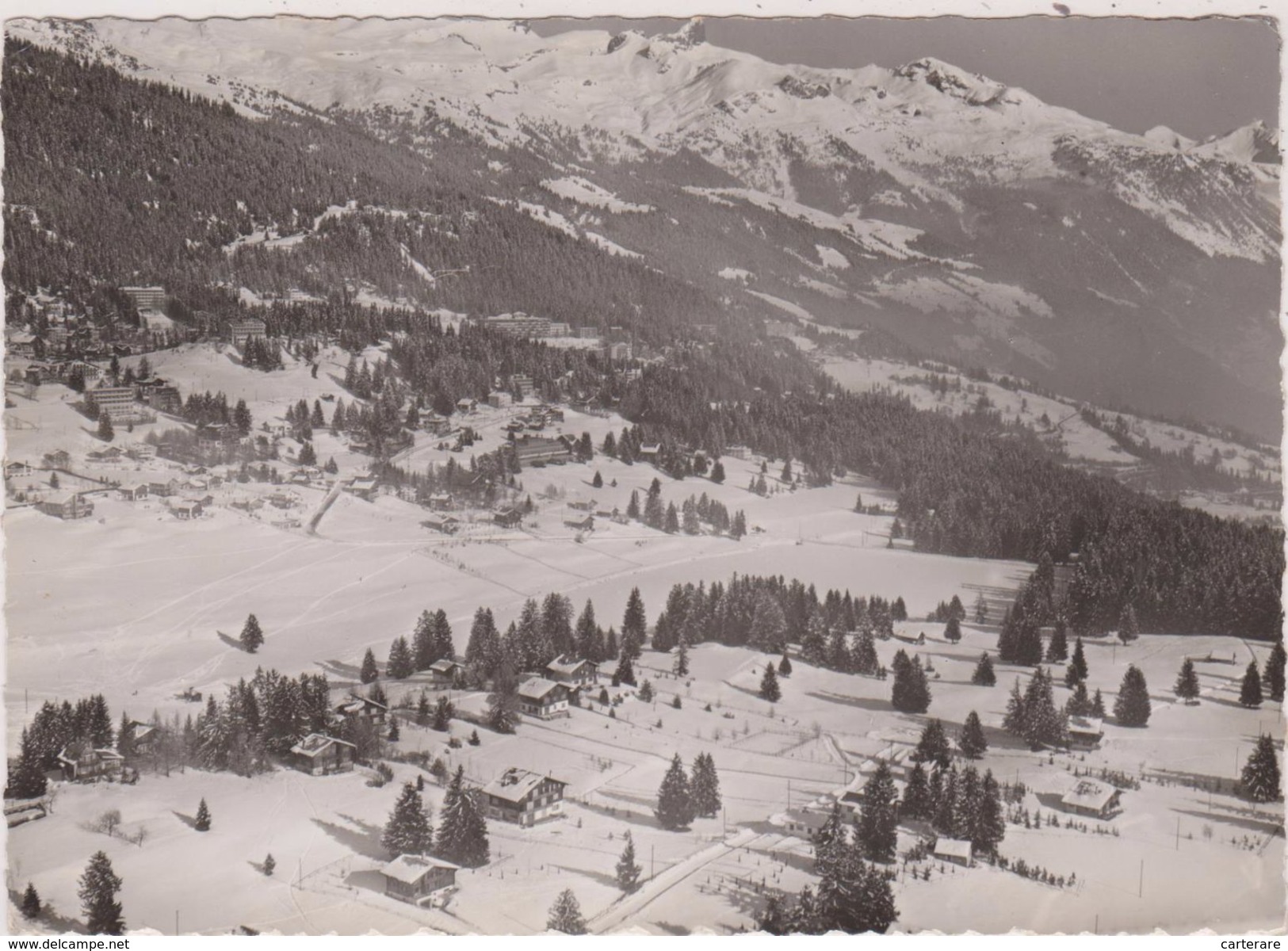 SUISSE,valais,CRANS SUR SIERRE,prés D´icogne,lens Montana,station,ski,CARTE PHOTO AERIENNE PERROCHET - Sierre