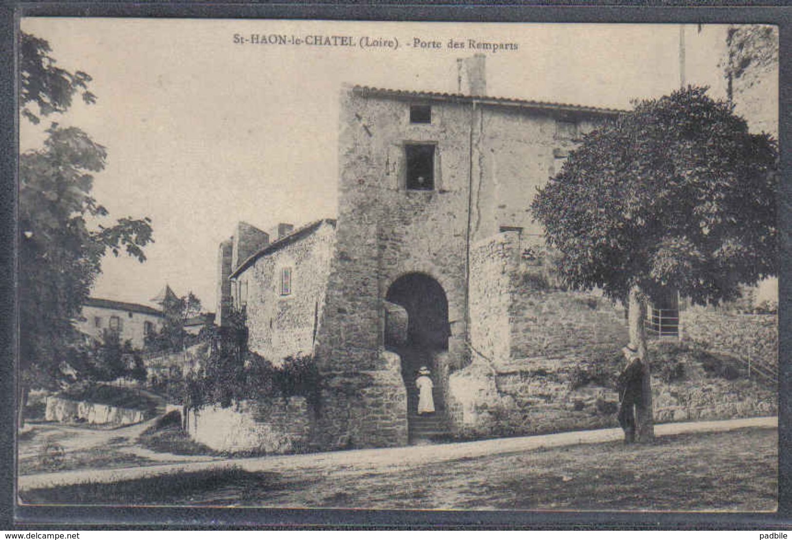 Carte Postale  42. Saint-Haon-le-chatel  Porte Des Remparts  Trés Beau Plan - Autres & Non Classés