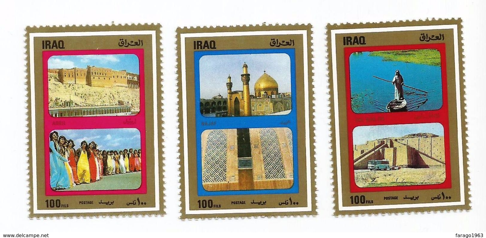 1989 Iraq Ancient Cities Complete Set Of 3    MNH - Iraq