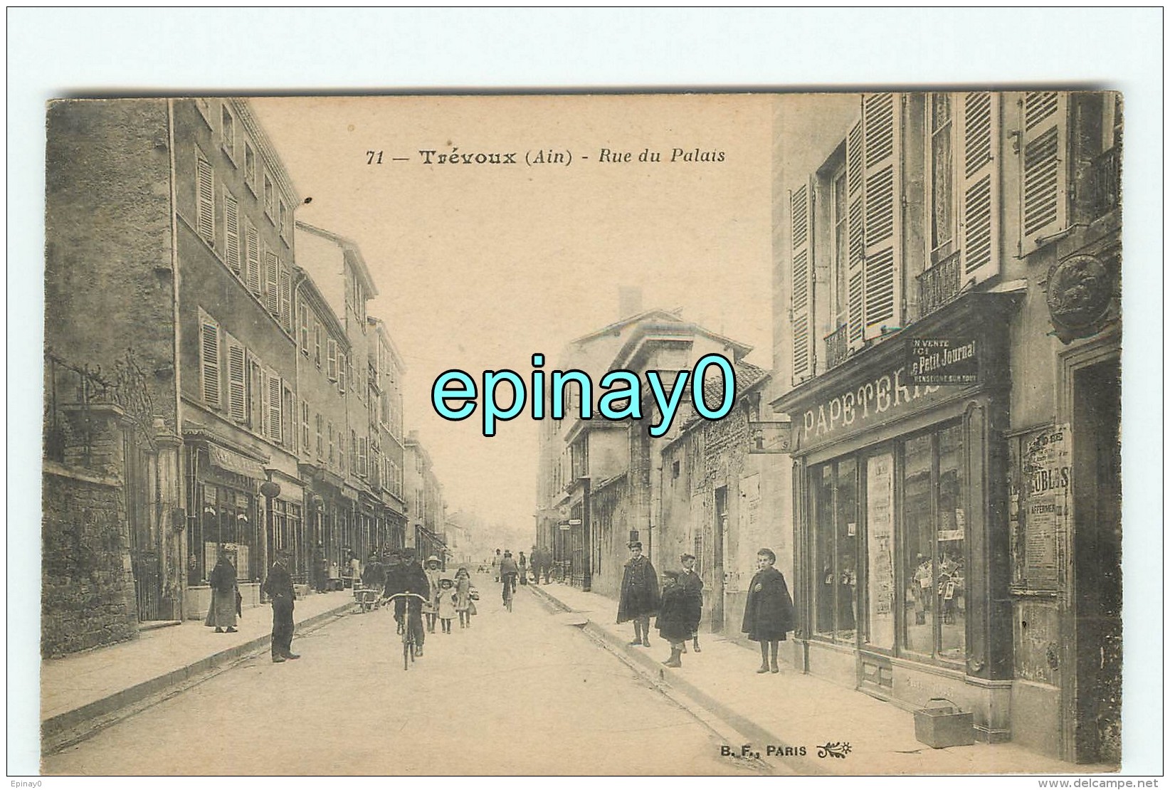 B - 01 - TREVOUX - PRIX FIXE - Rue Du Palais - Librairie - Papeterie - Trévoux