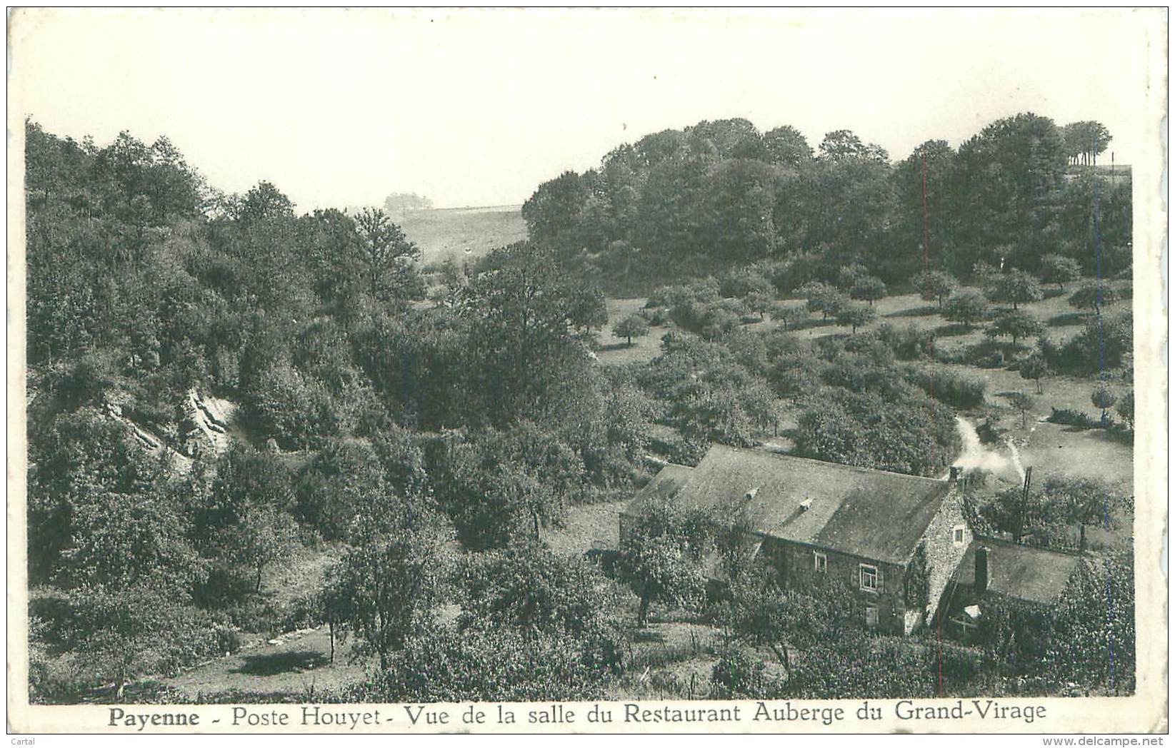 PAYENNE - Poste Houyet - Vue De La Salle Du Restaurant Auberge Du Grand-Virage - Houyet