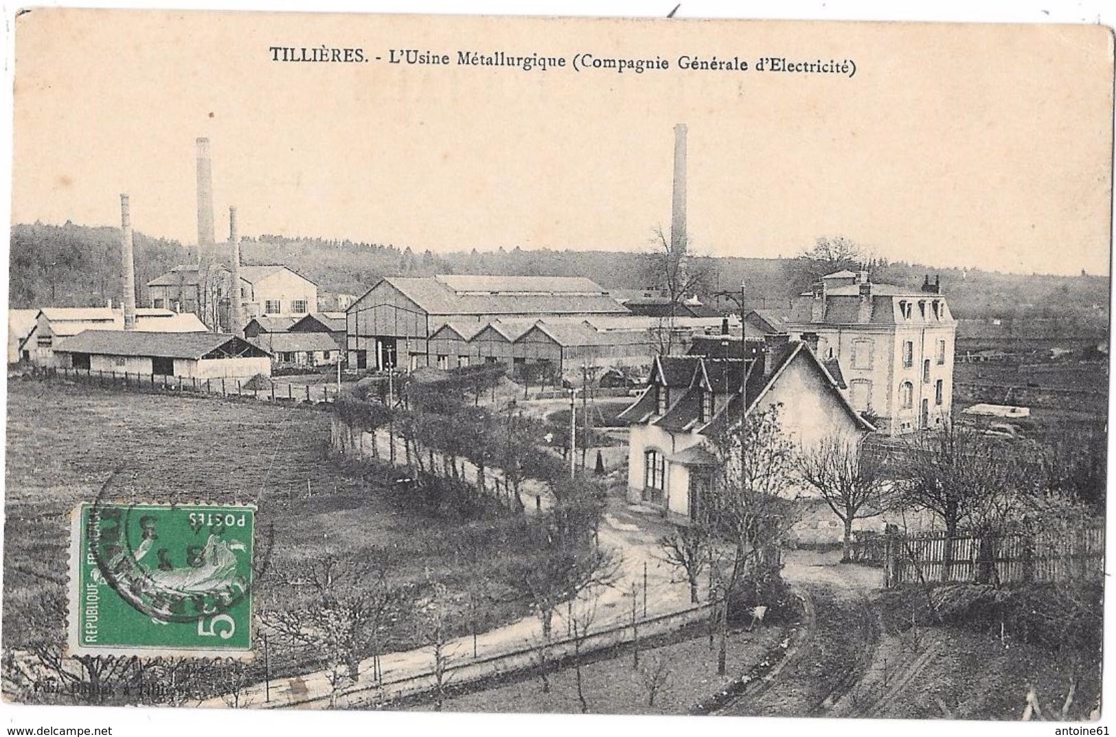 TILLIERES -- L'usine Metallurgique - Tillières-sur-Avre