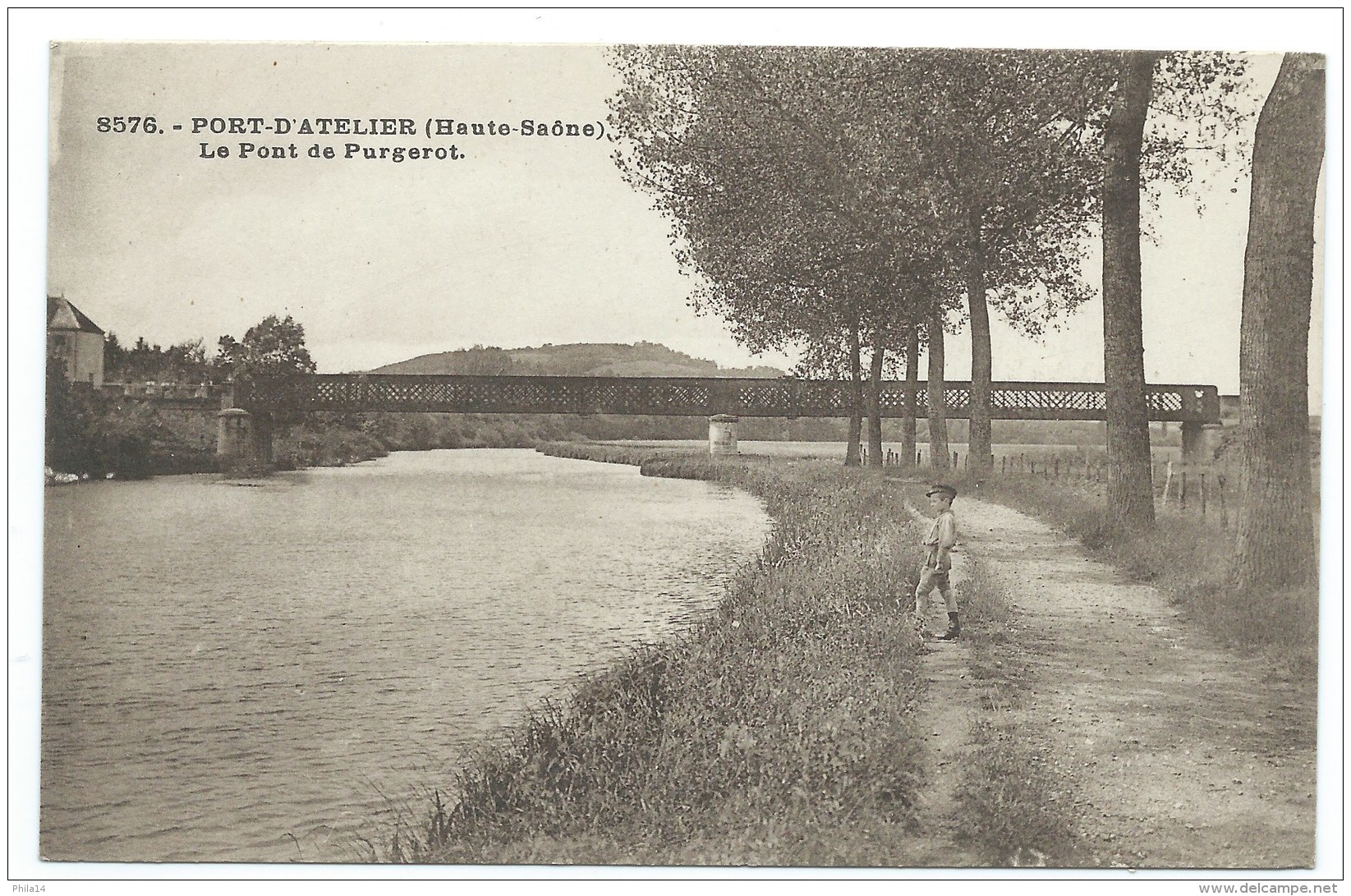 CPA PORT D'ATELIER / LE PONT DE PURGEROT /  HAUTE SAONE - Autres & Non Classés