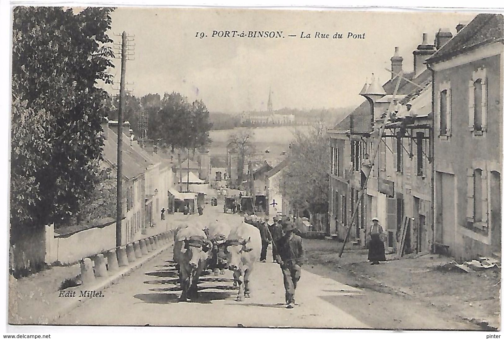 PORT A BINSON - La Rue Du Pont - Autres & Non Classés