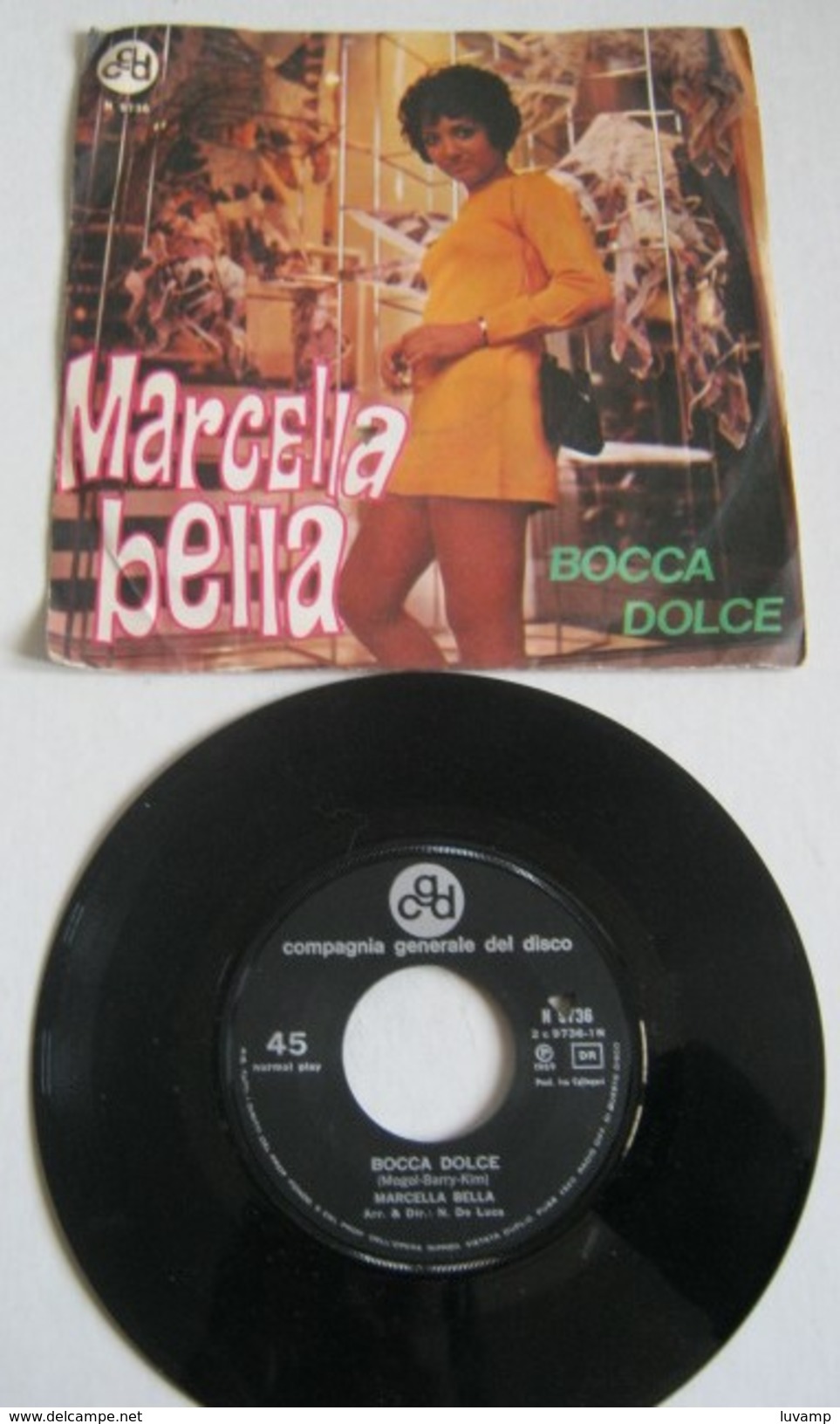 MARCELLA BELLA - 45 GIRI - C.G.D N 9736 (300317) - Hard Rock & Metal