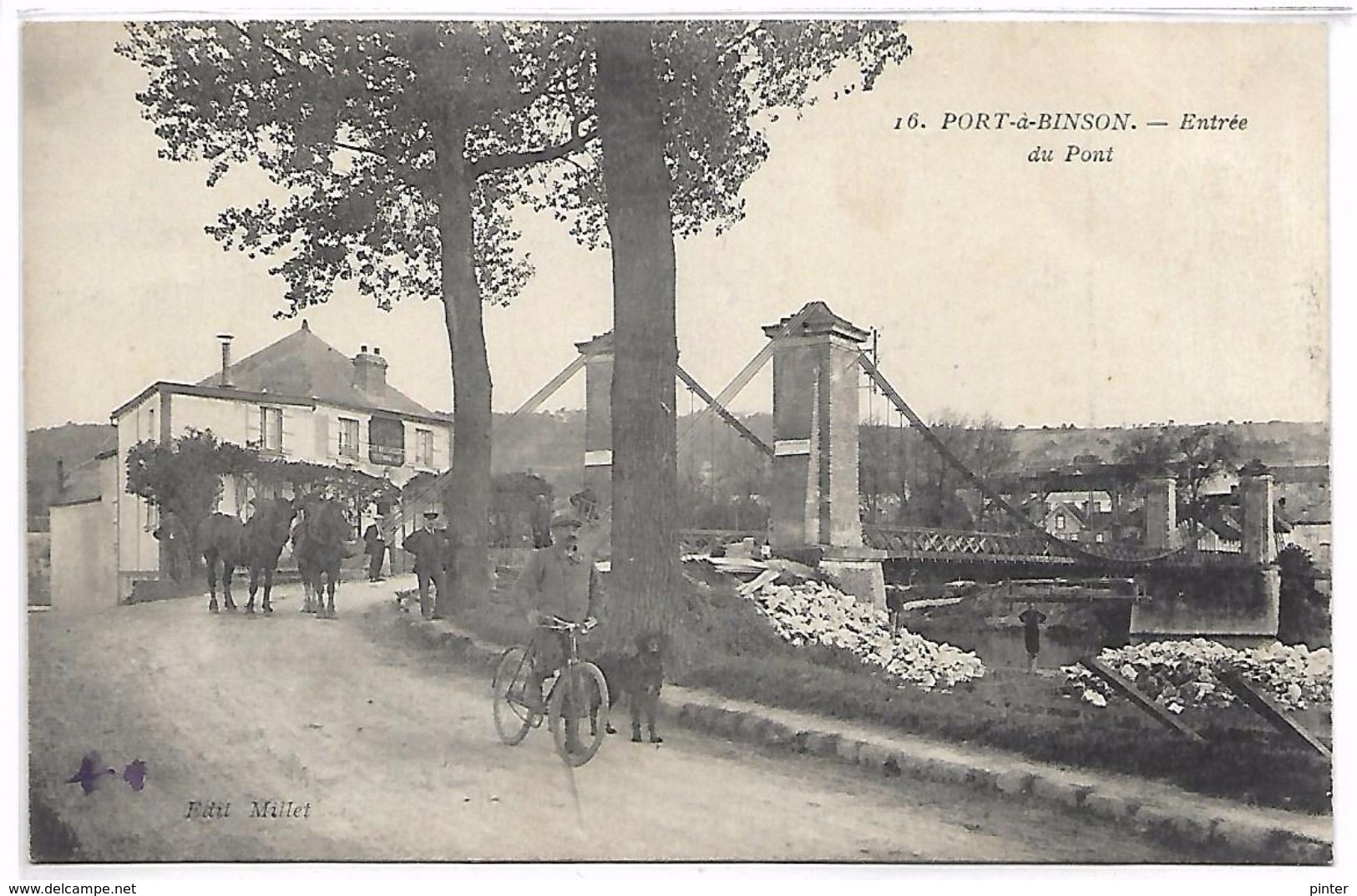 PORT A BINSON - Entrée Du Pont - Autres & Non Classés