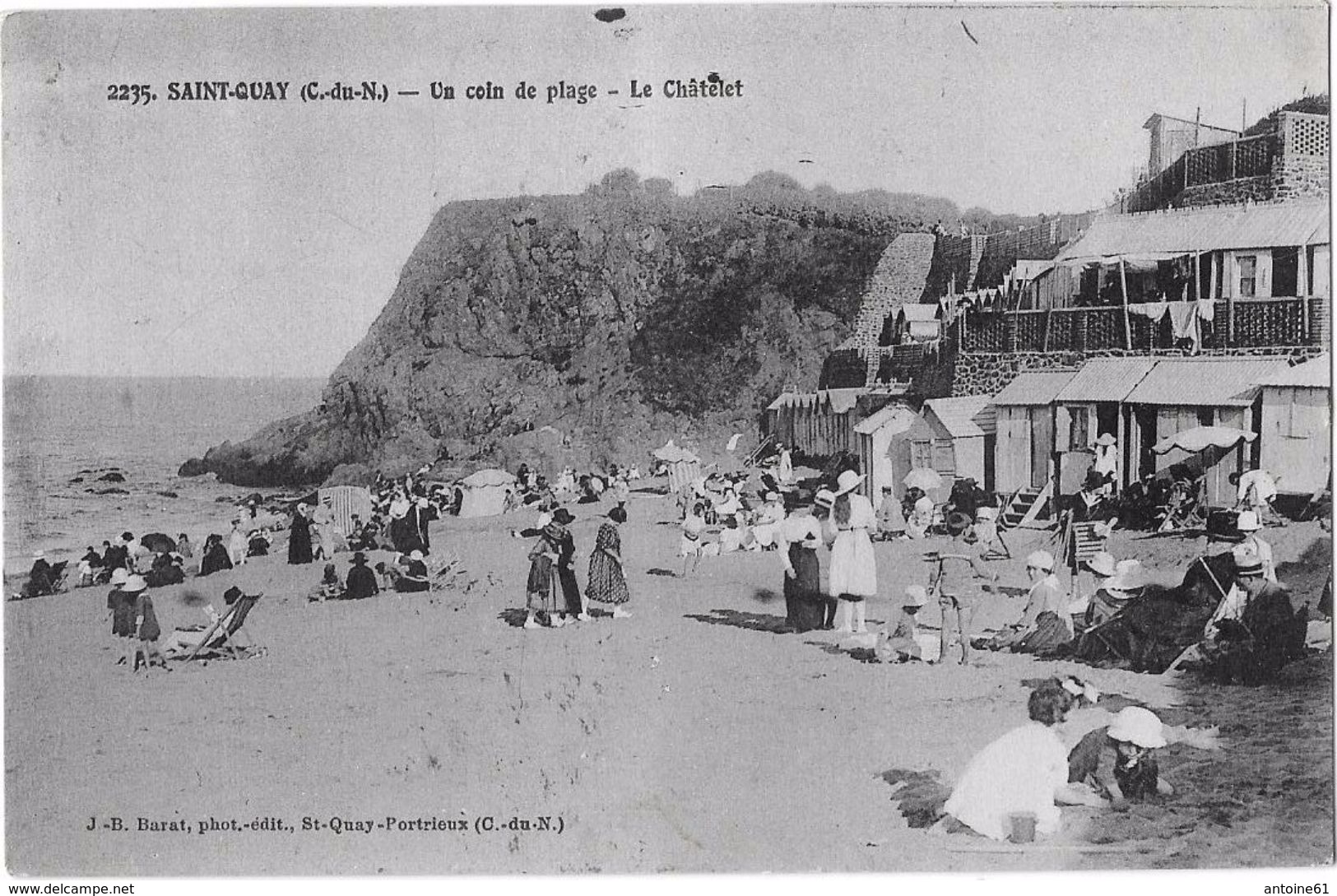 SAINT-QUAY -PORTRIEUX -- Un Coin De La Plage  -le Chatelet - Saint-Quay-Portrieux