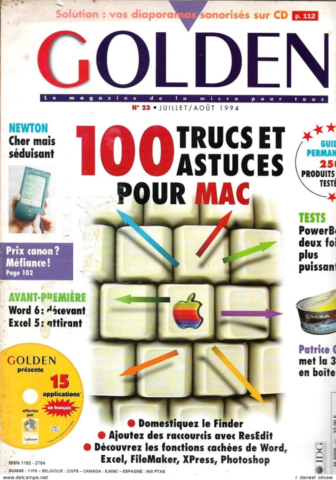 Golden N° 23 - Août 1994 (AB) - Informatique