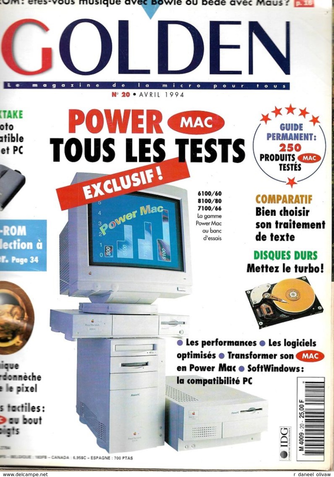 Golden N° 20 - Avril 1994 (BE) - Informatik