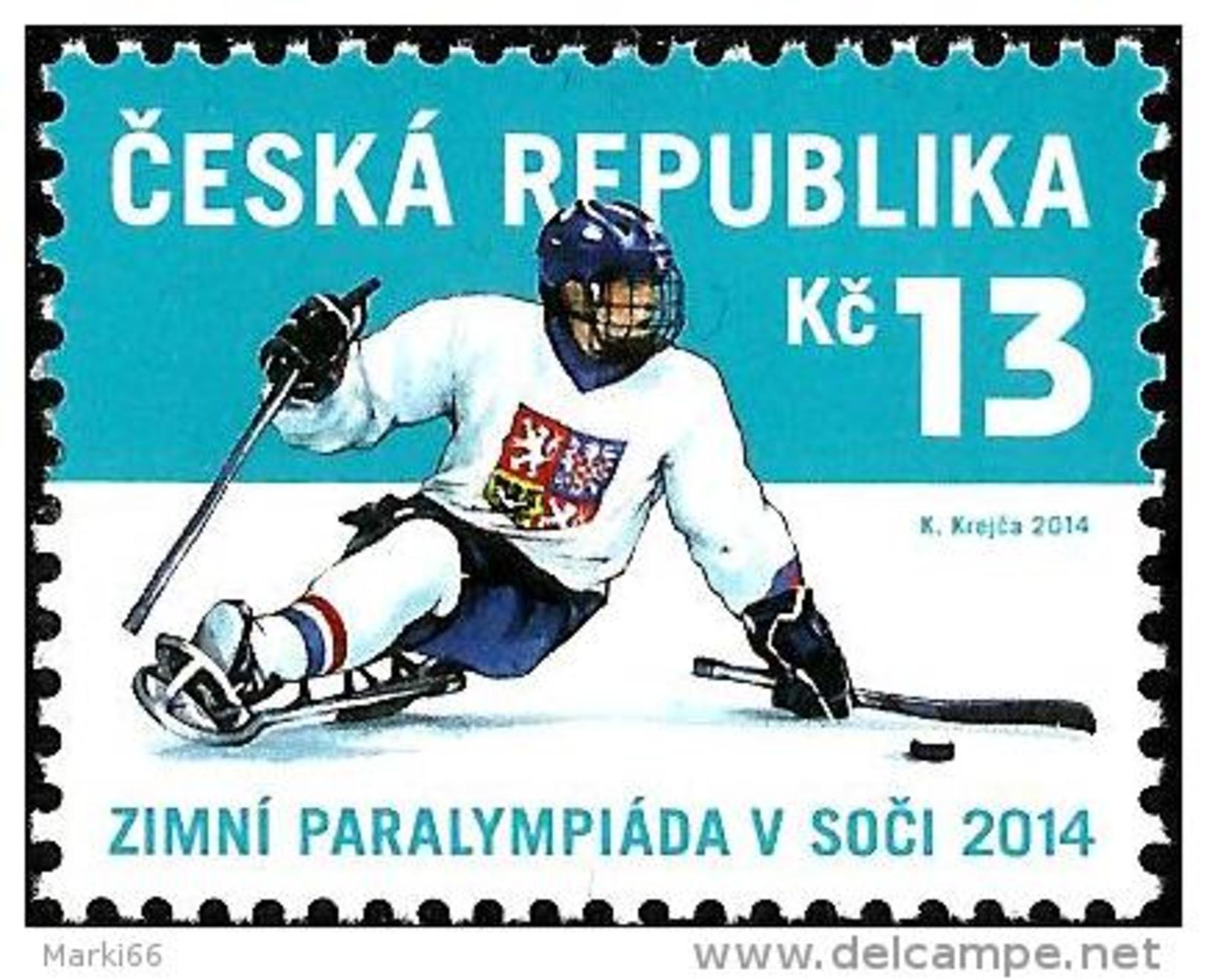 Czech Republic - 2014 - Winter Paralympic Games In Sochi - Mint Stamp - Neufs