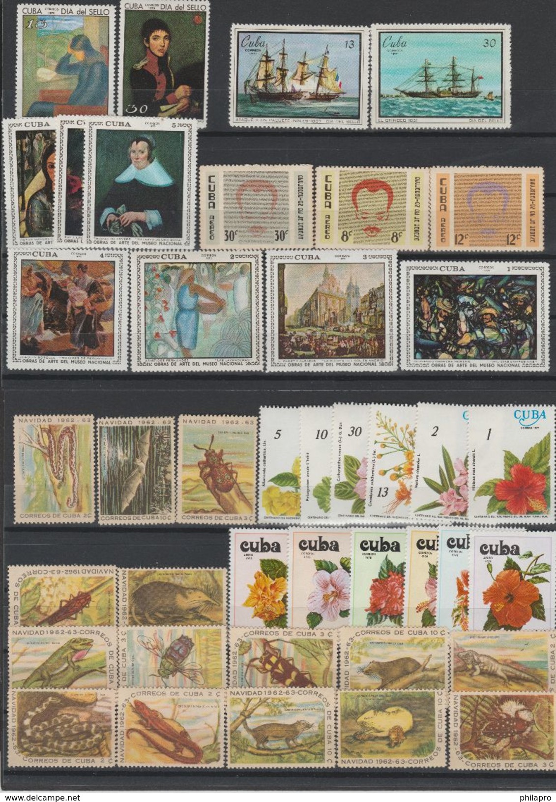 CUBA  LOT **MNH  Réf  H522T - Collections, Lots & Series