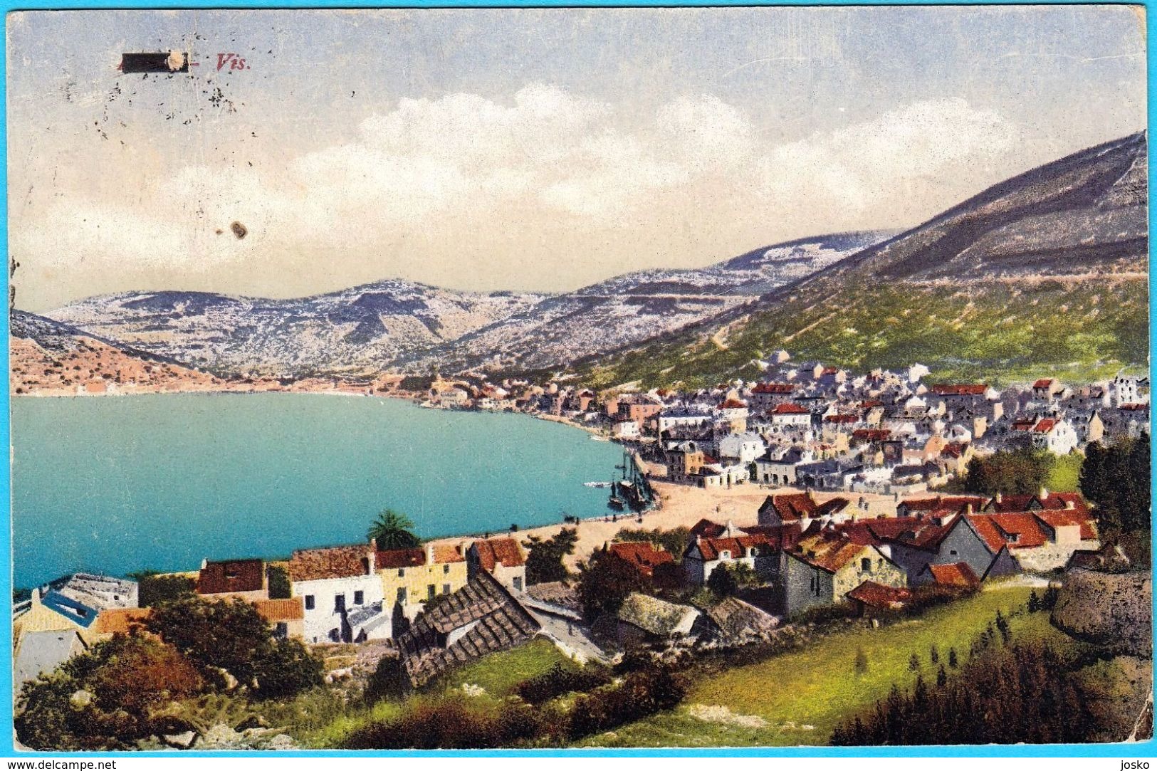 VIS ( Lissa ) * Croatia * Travelled 1924. * By Purger & Co. - Croatia