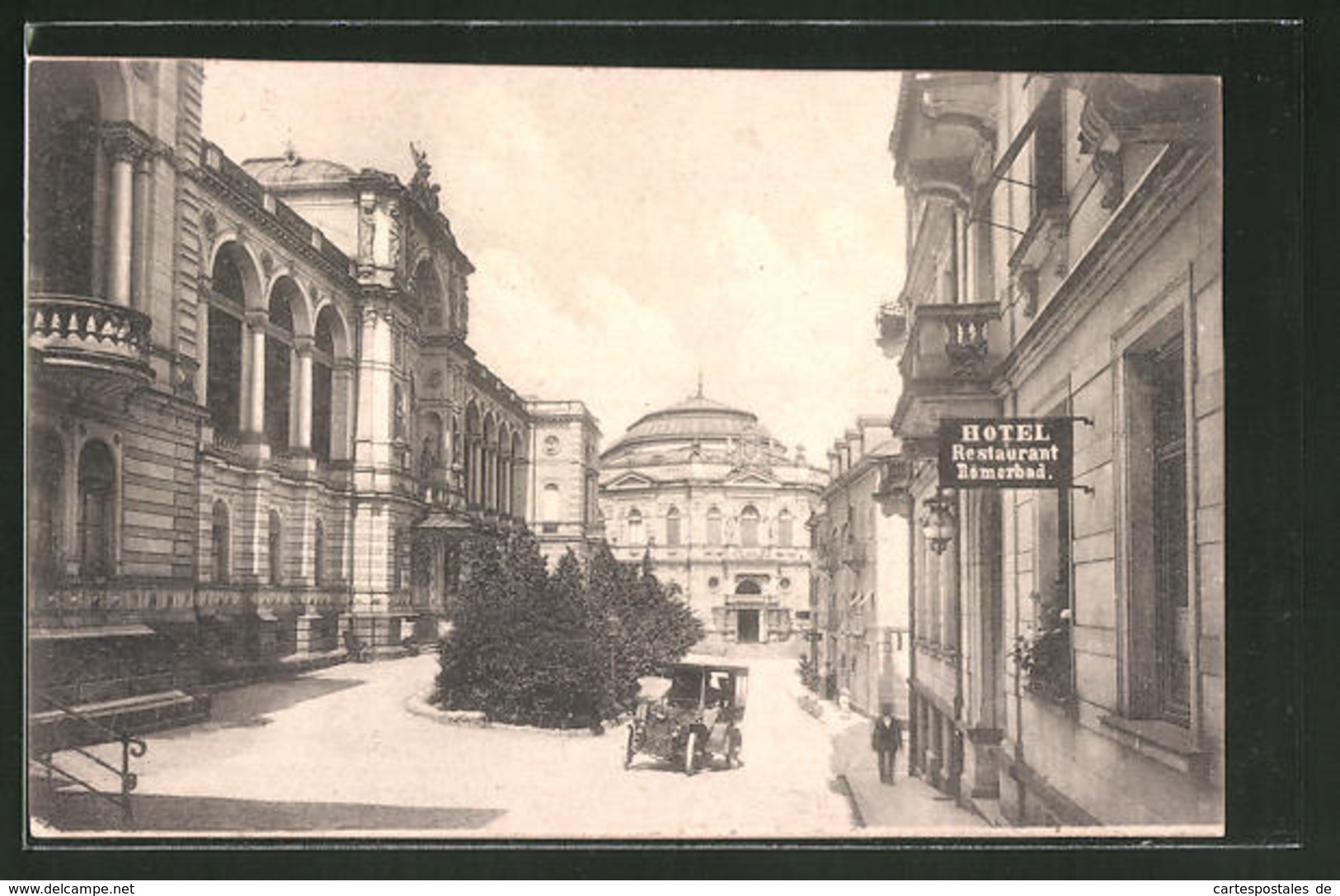 AK Baden-Baden, Hotel-Restaurant Römerbad, Grossherzogl. Friedrichs- Und Kaiserin Augusta-Bad - Baden-Baden