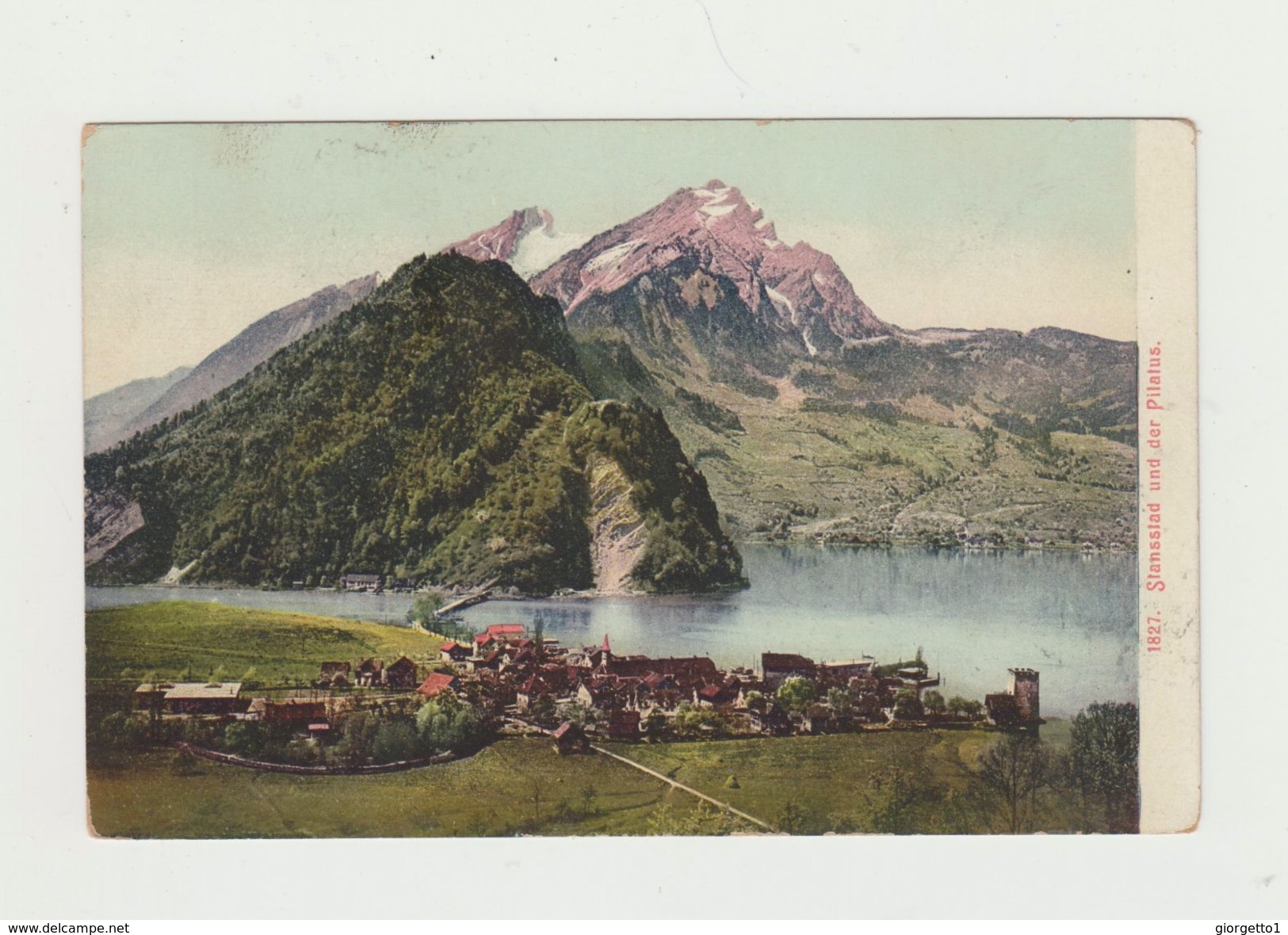 STANSSTAD (SVIZZERA) VIAGGIATA 29.09.1906 - POSTCARD - Stans