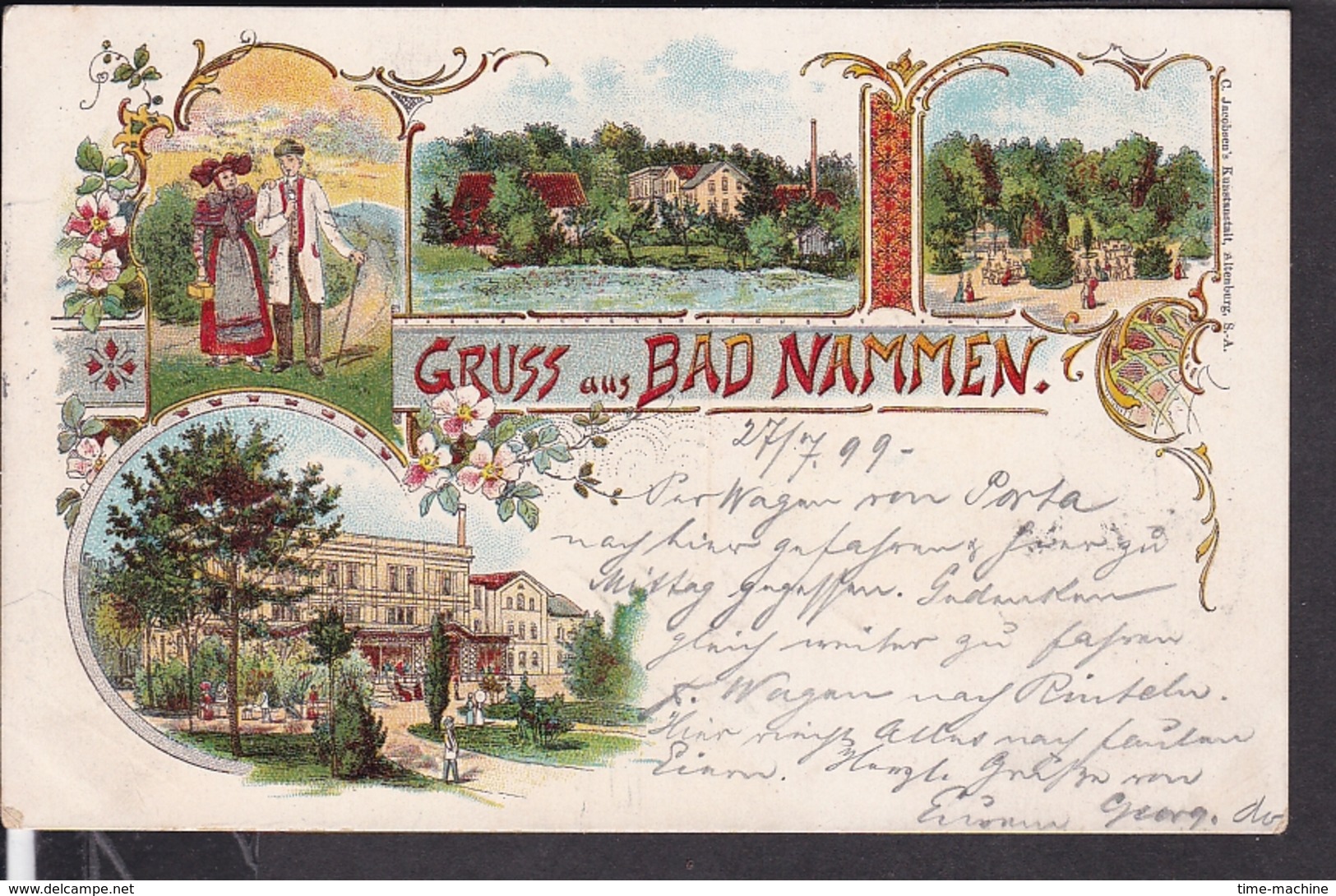 Gruß Aus Bad Nammen  1899 - Minden