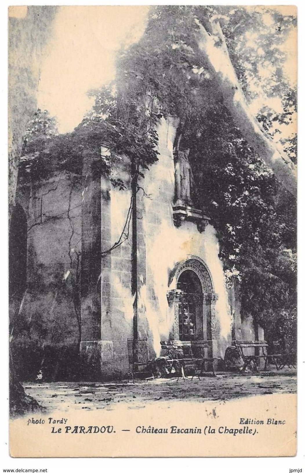 13 - LE PARADOU - Château Escanin - La Chapelle - Photo Tardy Edition Blanc - Autres & Non Classés