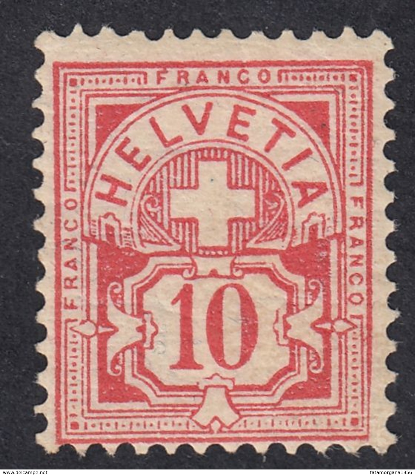 SVIZZERA - SUISSE - SCHWEIZ - 1906 - Yvert 103 Nuovo/neuf. - Neufs