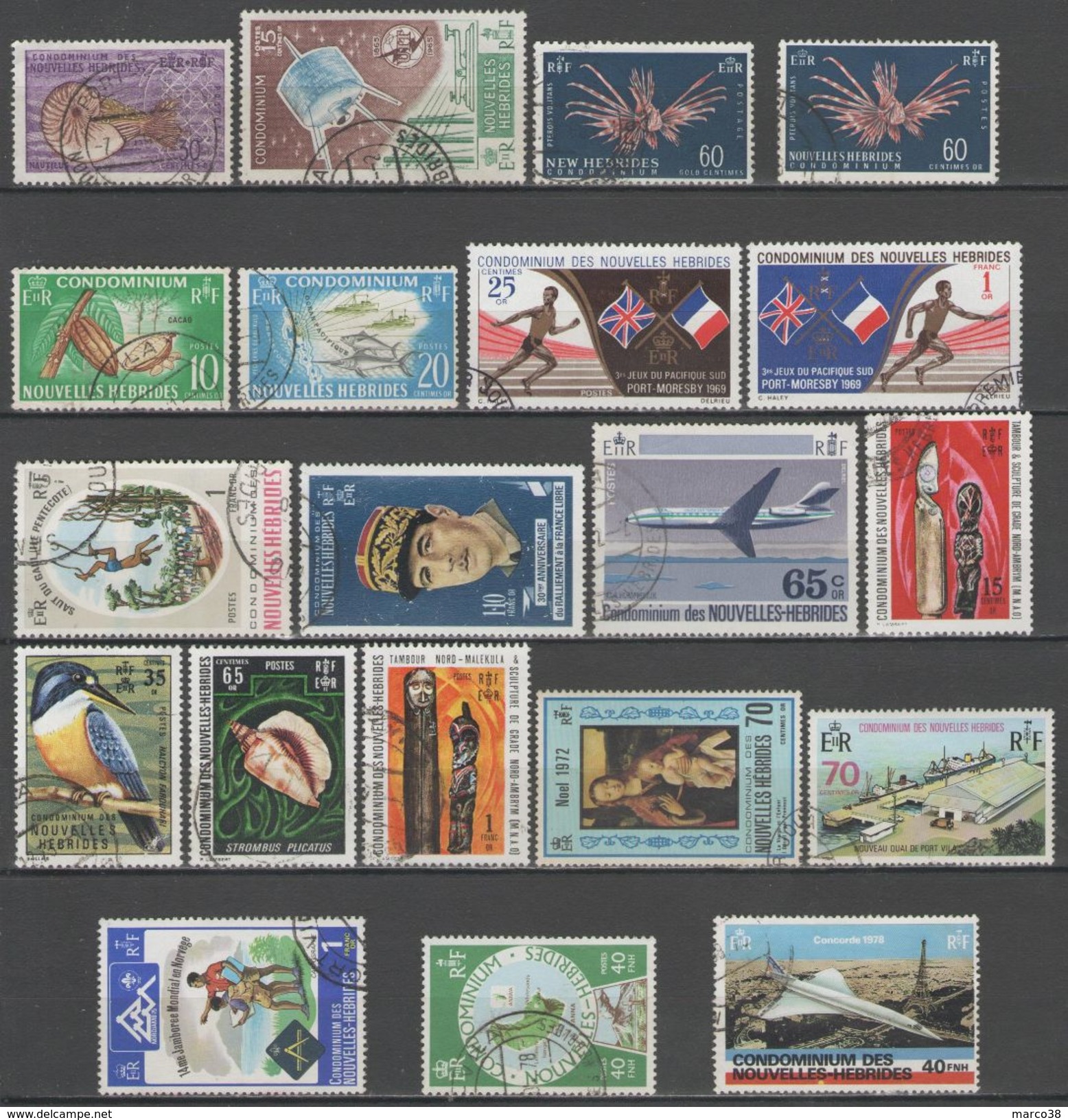 Nelles-Hébrides:  LOT De Timbres Oblitérés      - Cote 40€+ - - Used Stamps