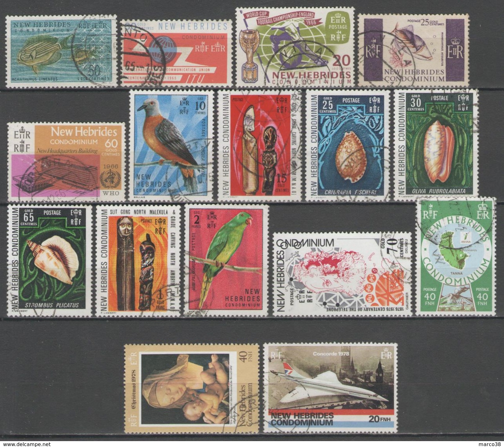 Nelles-Hébrides:  LOT De Timbres Oblitérés      - Cote 33€+ - - Used Stamps