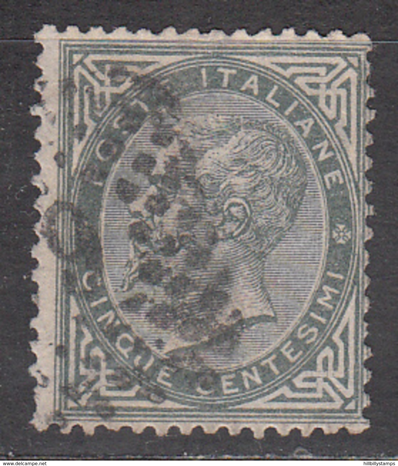 ITALY       SCOTT NO. 26     USED       YEAR  1863 - Nuovi