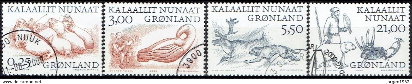 GREENLAND  # FROM 2000 STAMPWORLD  346-49 - Usados