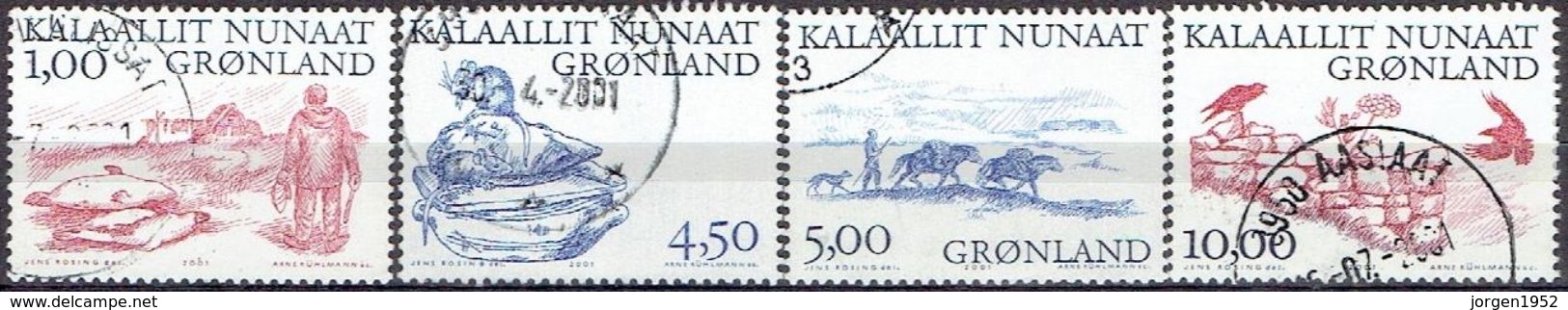 GREENLAND  # FROM 2001 STAMPWORLD  361-64 - Oblitérés