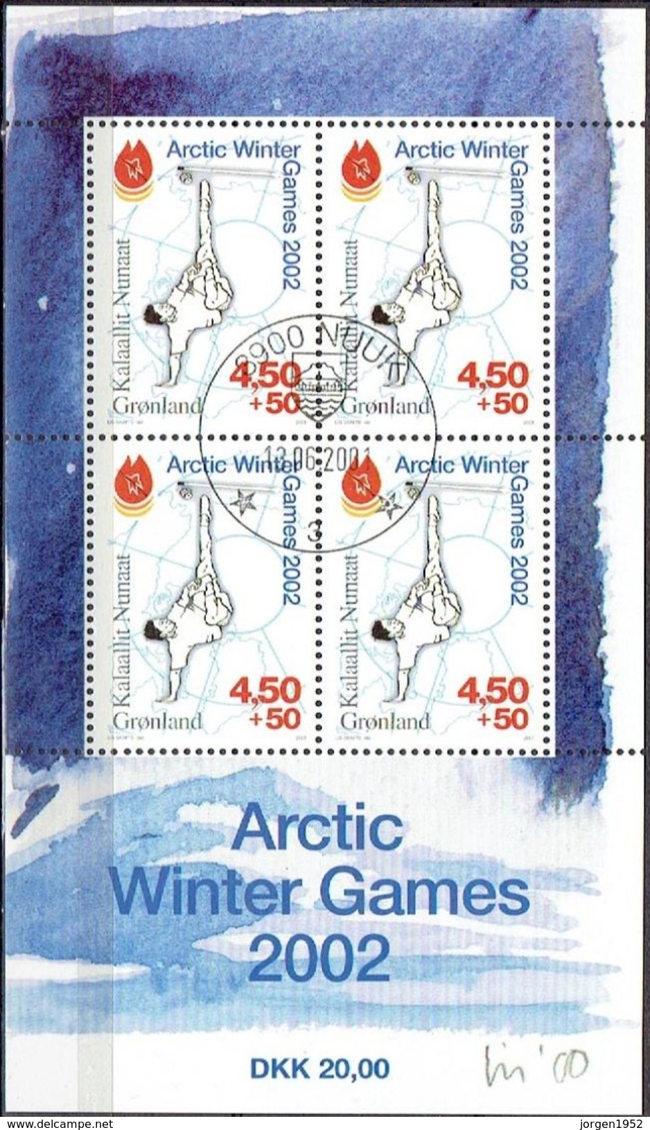 GREENLAND  # FROM 2001 STAMPWORLD  365 - Gebraucht