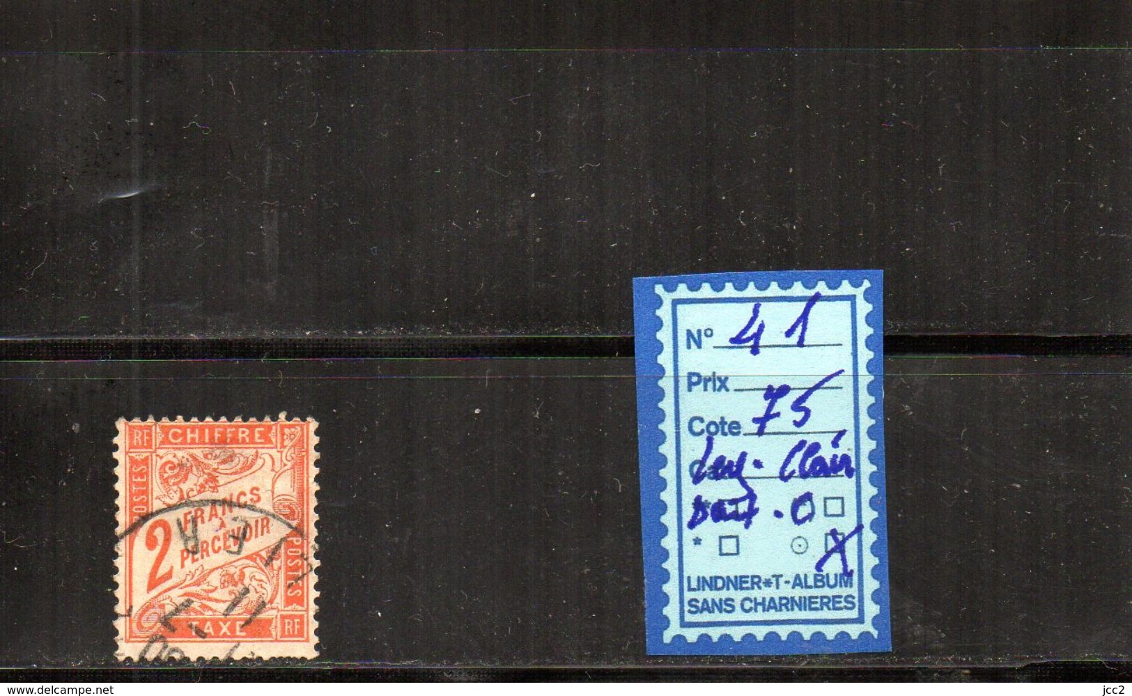 FRANCE TAXE  OBLITERE - N°35 - 1859-1959 Used