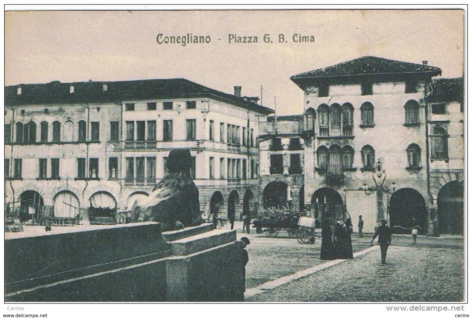 CONEGLIANO:  PIAZZA  G.B. CIMA  -  FP - Treviso