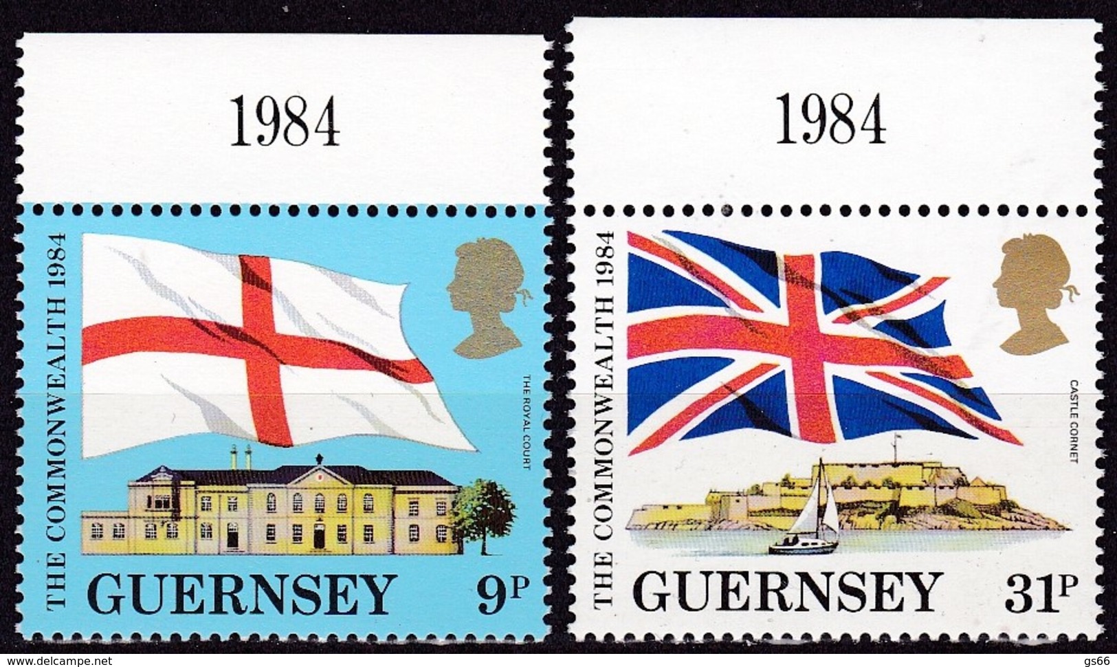 Guernsey, 1984, 284/85, CCPA Konferenz. MNH **, - Guernesey