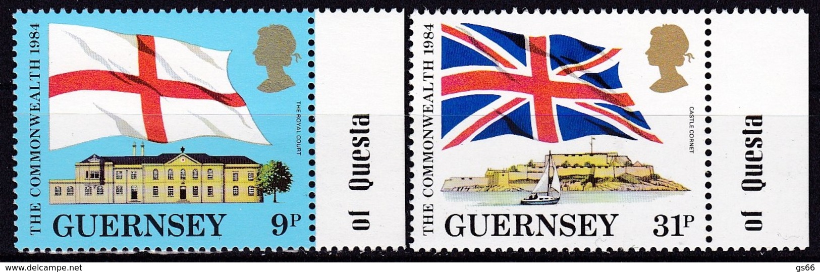 Guernsey, 1984, 284/85, CCPA Konferenz. MNH **, - Guernesey