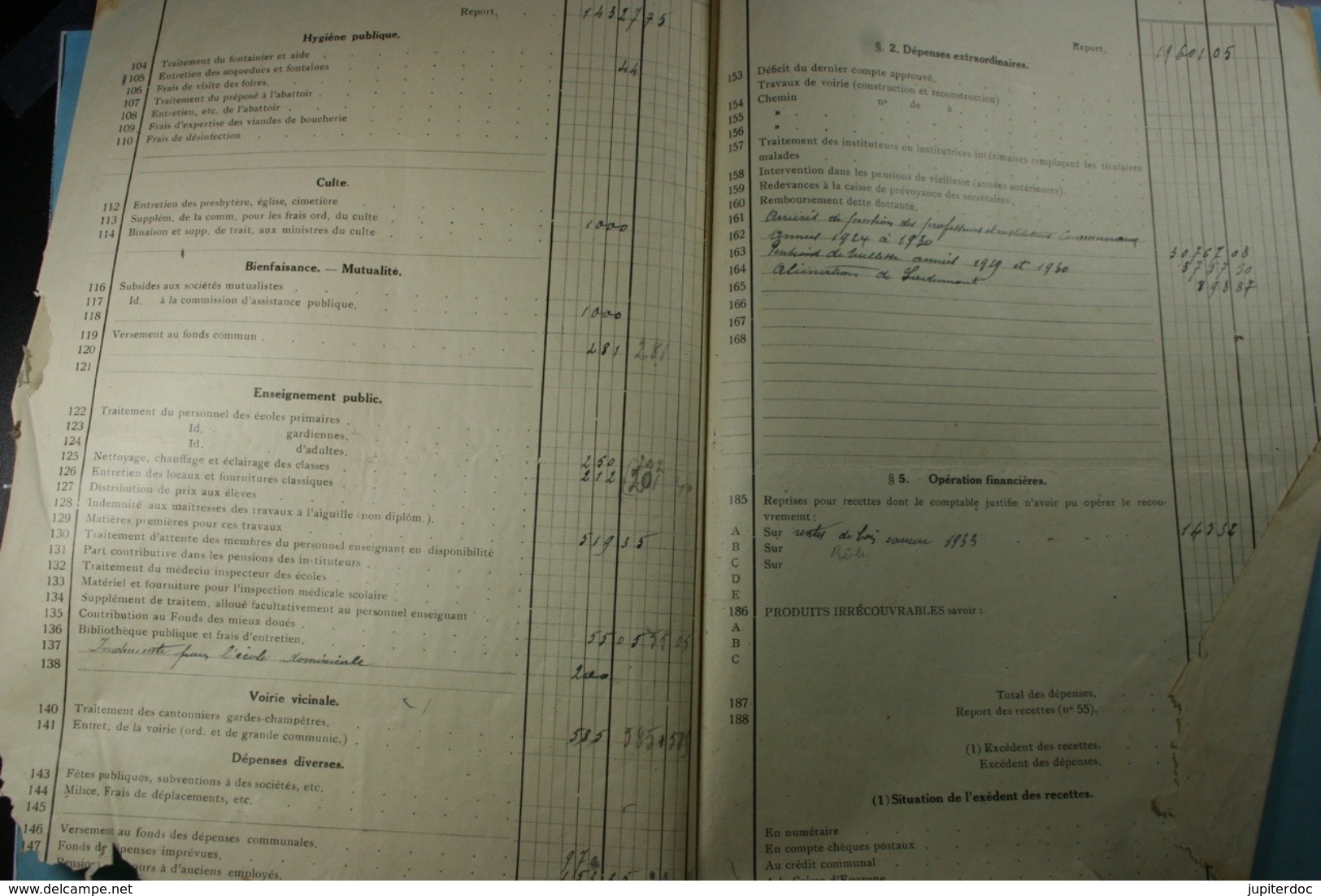 Lot de vieux documents sur Gembes et Graide (Gedinne) de 1881 à 1924