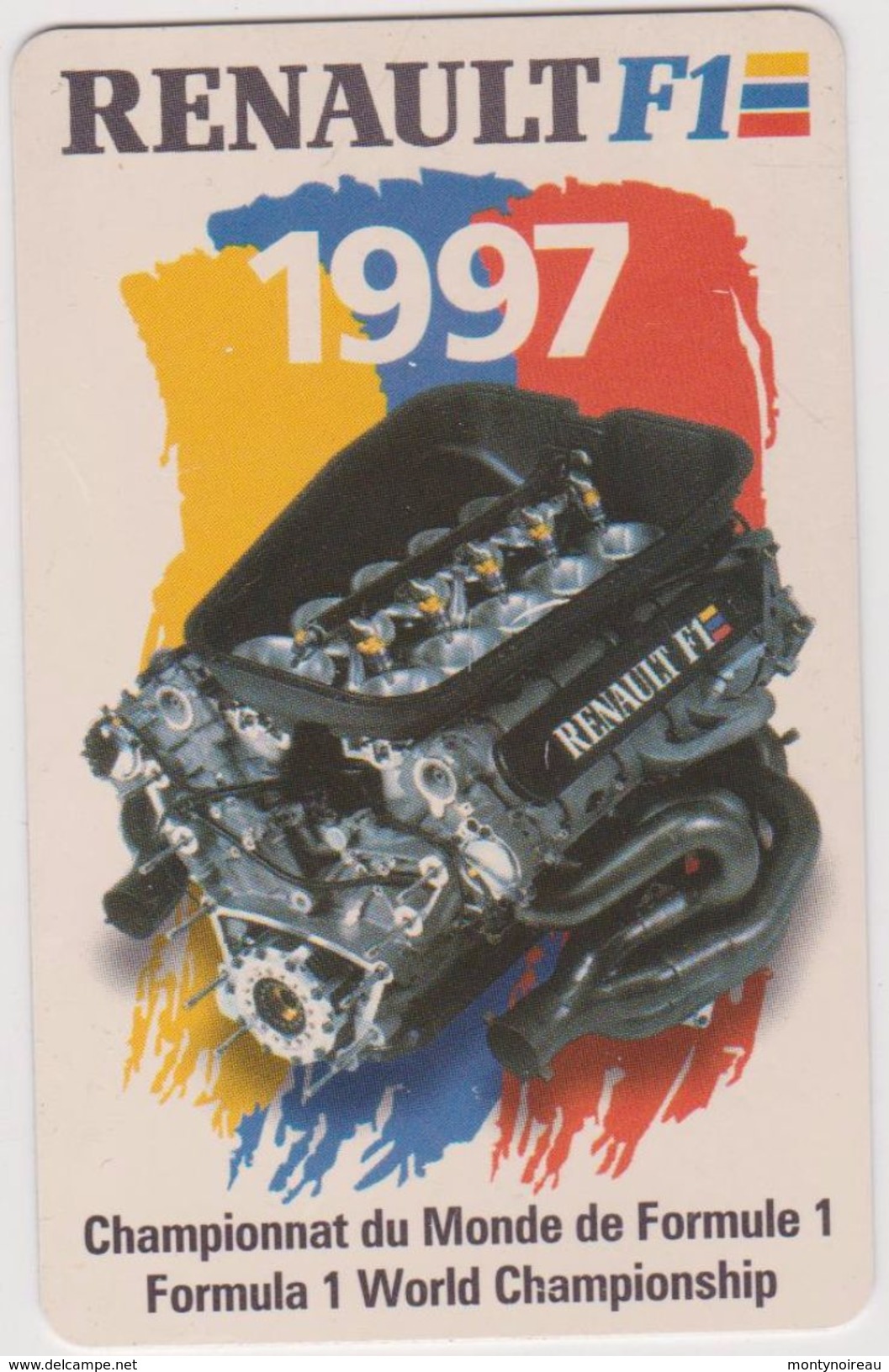 Genre De  Carte  Formule 1 , Renault 1997 , Lieu Et Date Grand  Prix - Autres & Non Classés